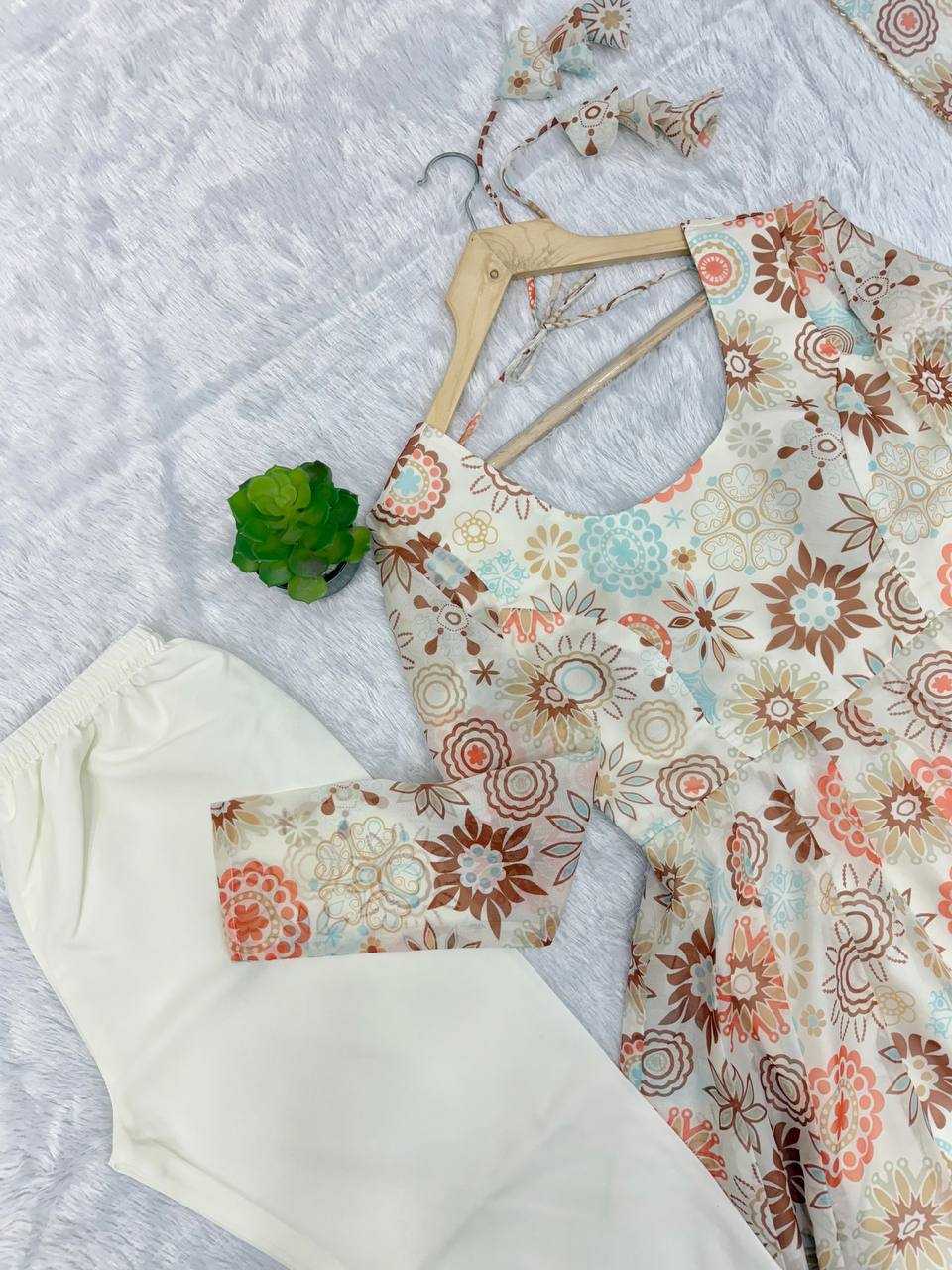 Ynf Cotton KESH617 21 Gowns Wholesale Printed Gowns Fancy Gowns Lightweight Gowns Manufacturer- Kapda Export