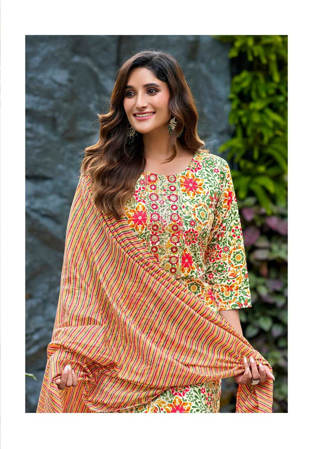 Ynf Cotton RIN190 VANISKA TRENDY COTTON VOL.1 Setwise Collections Wholesale Dresses & Suits Catalogs Manufacturer- Kapda Export