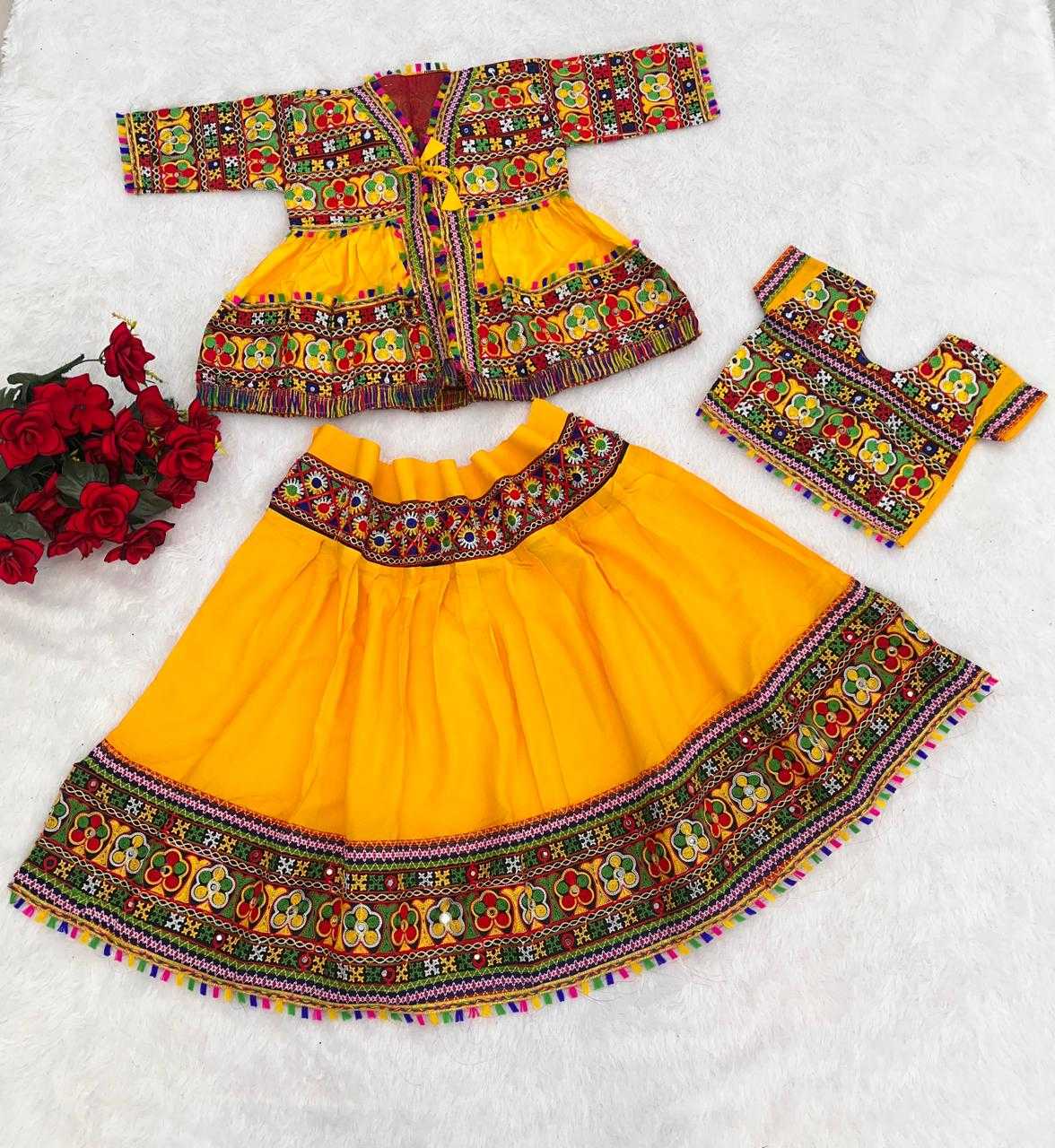 Ynf Cotton RIN235 YANTRA Kids Wear Festive Collections Wholesale Kids Navratri Outfits Navratri Chaniya Choli Navratri Dresses Manufacturer- Kapda Export