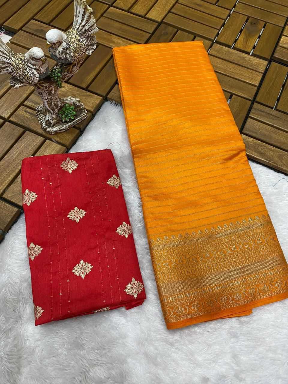 Ynf Dola Silk KESH577 CM-854 Sarees Festive Collections Wholesale Nylon Sarees Jacquard Saree Zari Sarees Manufacturer- Kapda Export