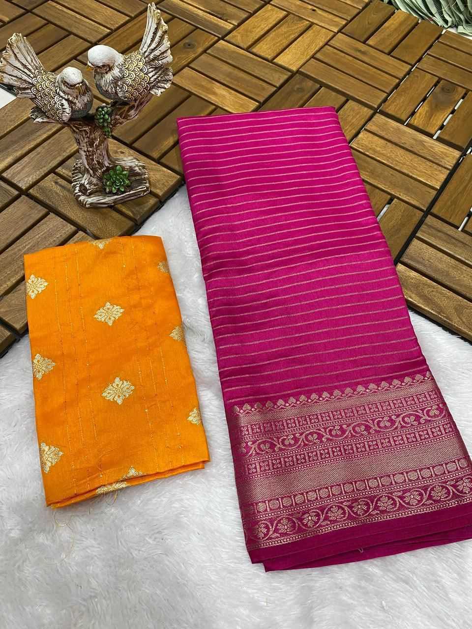 Ynf Dola Silk KESH577 CM-854 Sarees Festive Collections Wholesale Nylon Sarees Jacquard Saree Zari Sarees Manufacturer- Kapda Export