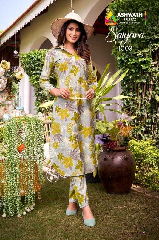 Ynf Fancy RIN190 ASHWATH SAIYARA Setwise Collections Wholesale Kurtis Catalogs Manufacturer- Kapda Export