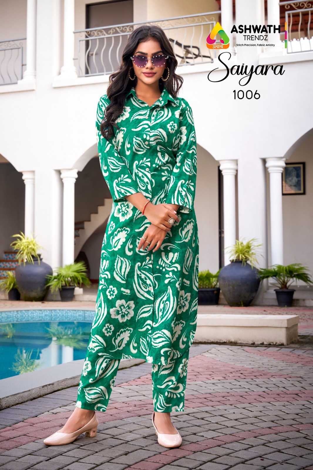 Ynf Fancy RIN190 ASHWATH SAIYARA Setwise Collections Wholesale Kurtis Catalogs Manufacturer- Kapda Export