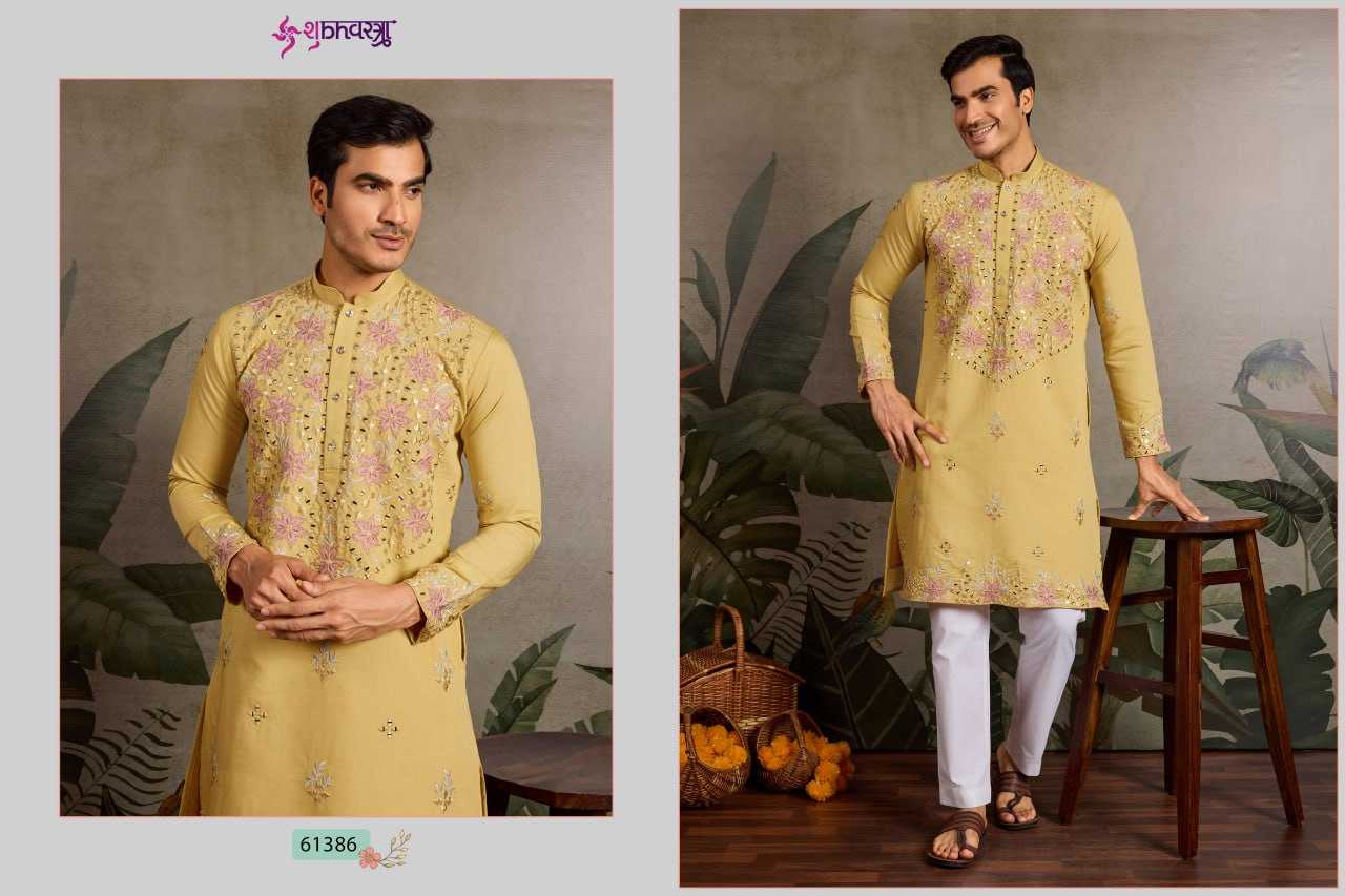 Ynf Fancy RIN202 VIVAAH VIRAASAT - 2 Mens Wear Wholesale Mens Kurtas Embroidered Kurta Pajama Festive & Wedding Coats Manufacturer- Kapda Export