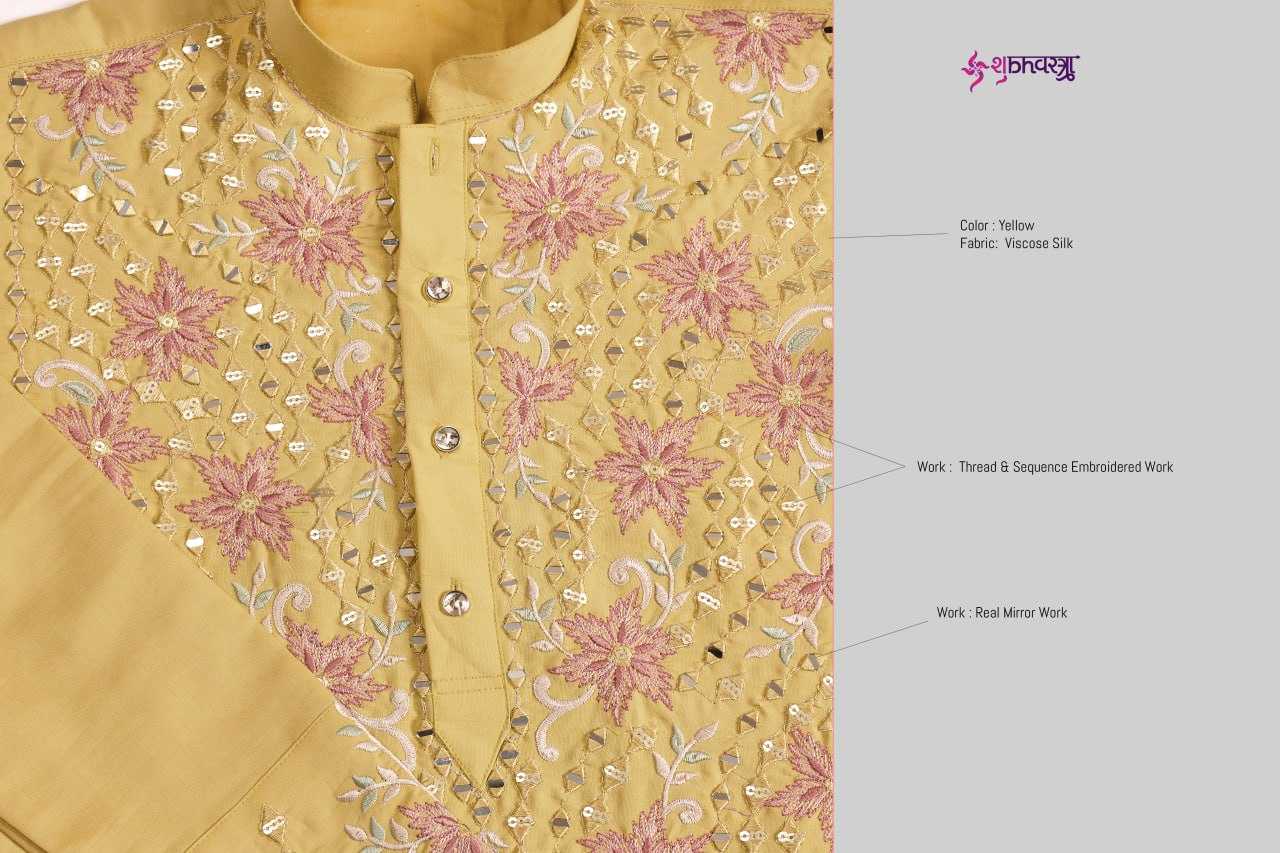 Ynf Fancy RIN202 VIVAAH VIRAASAT - 2 Mens Wear Wholesale Mens Kurtas Embroidered Kurta Pajama Festive & Wedding Coats Manufacturer- Kapda Export