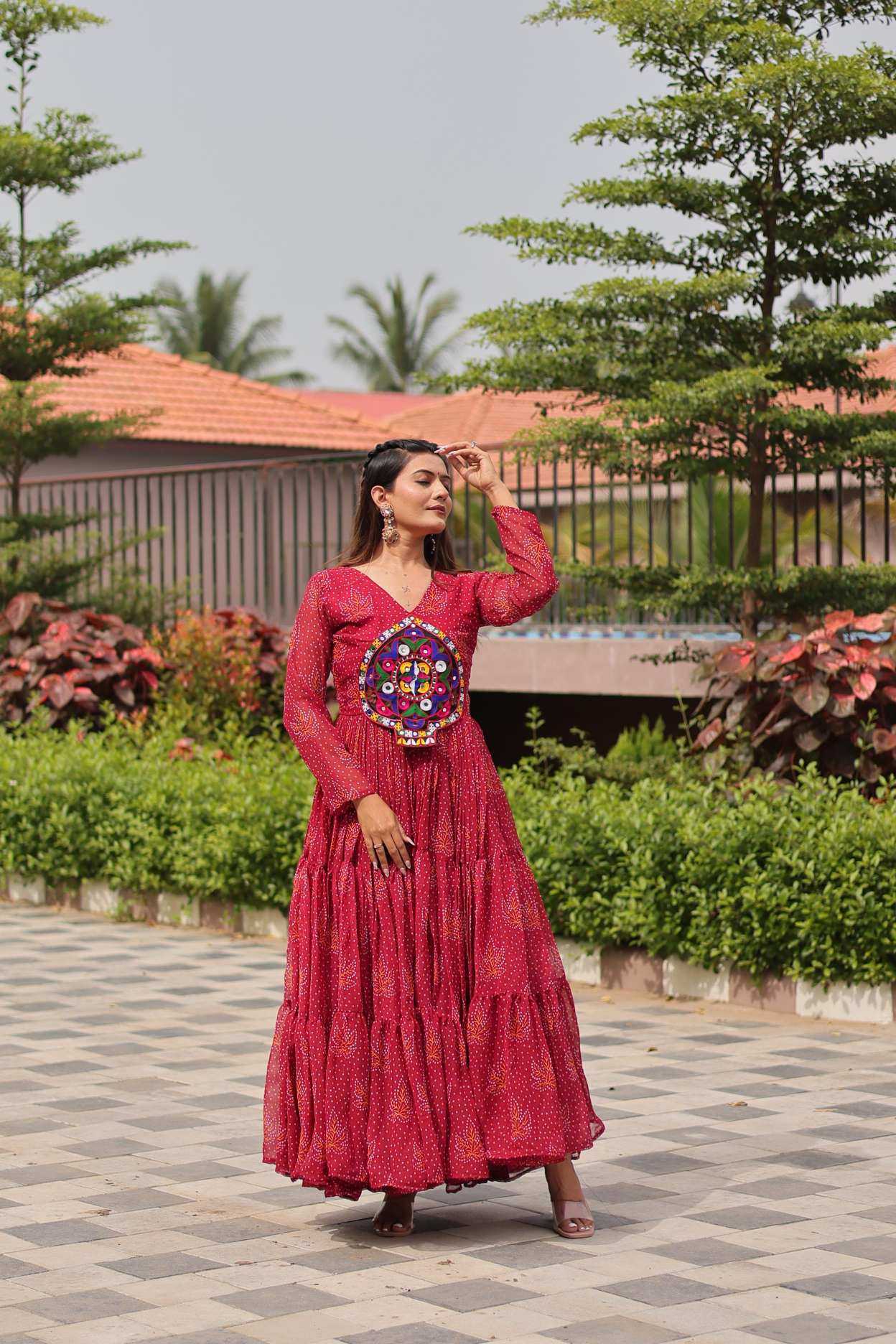 Ynf Faux Georgette KESH530 RM121 Gowns Wholesale Party Wear Gowns Designer Gowns Reception Gowns Manufacturer- Kapda Export