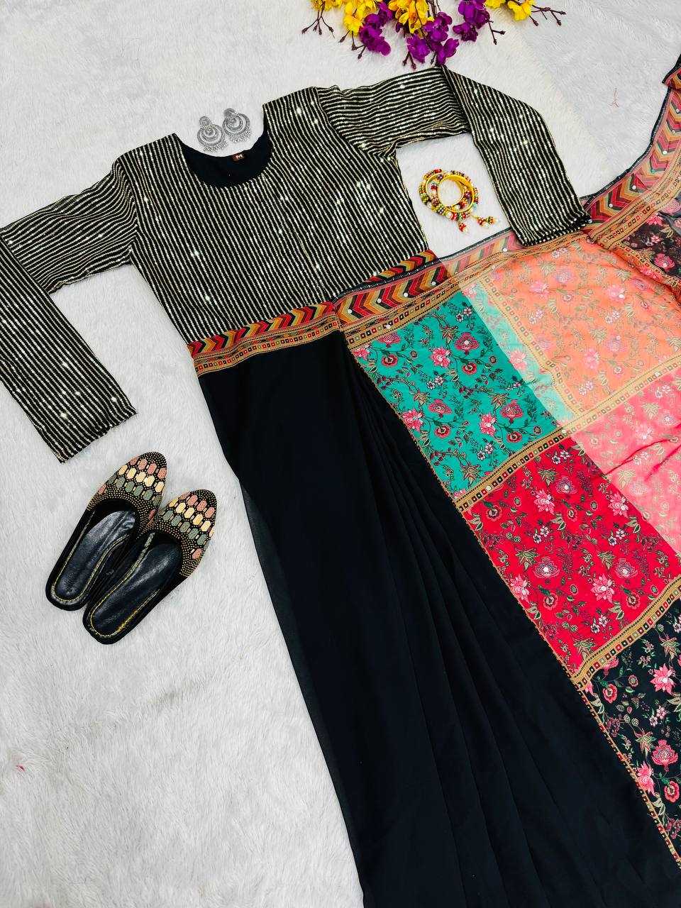 Ynf Faux Georgette KESH570 231 Sarees Wholesale Designer Sarees Saree Gown Festive Sarees Manufacturer- Kapda Export