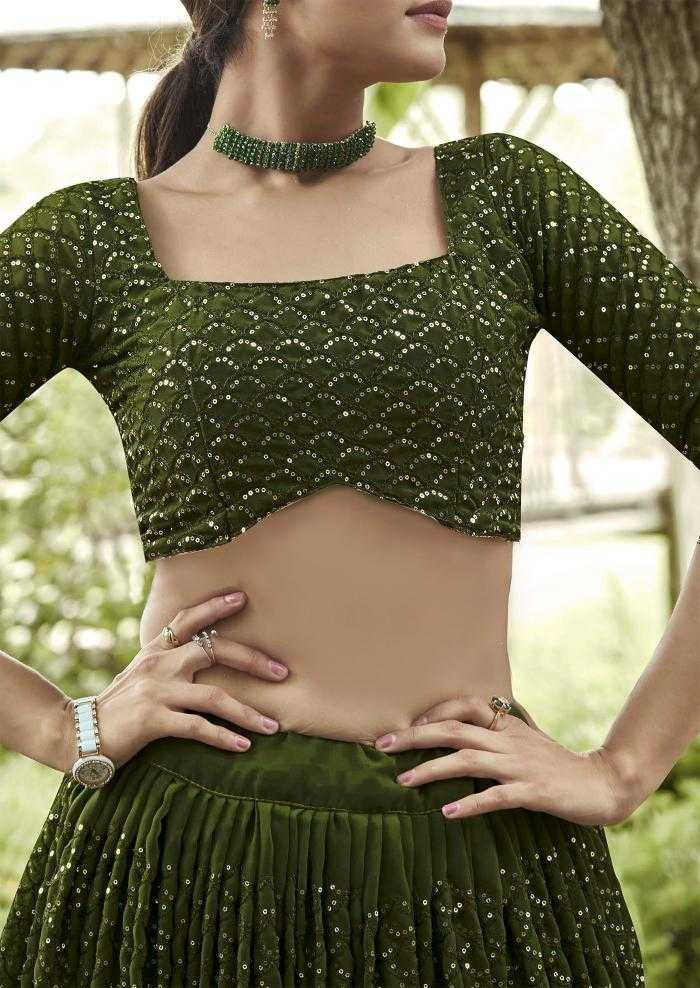 Ynf Georgette KESH334 Shugar Lehengas Wedding Collections Wholesale Embroidered Lehenga Georgette Lehenga Mehendi Outfits Manufacturer- Kapda Export