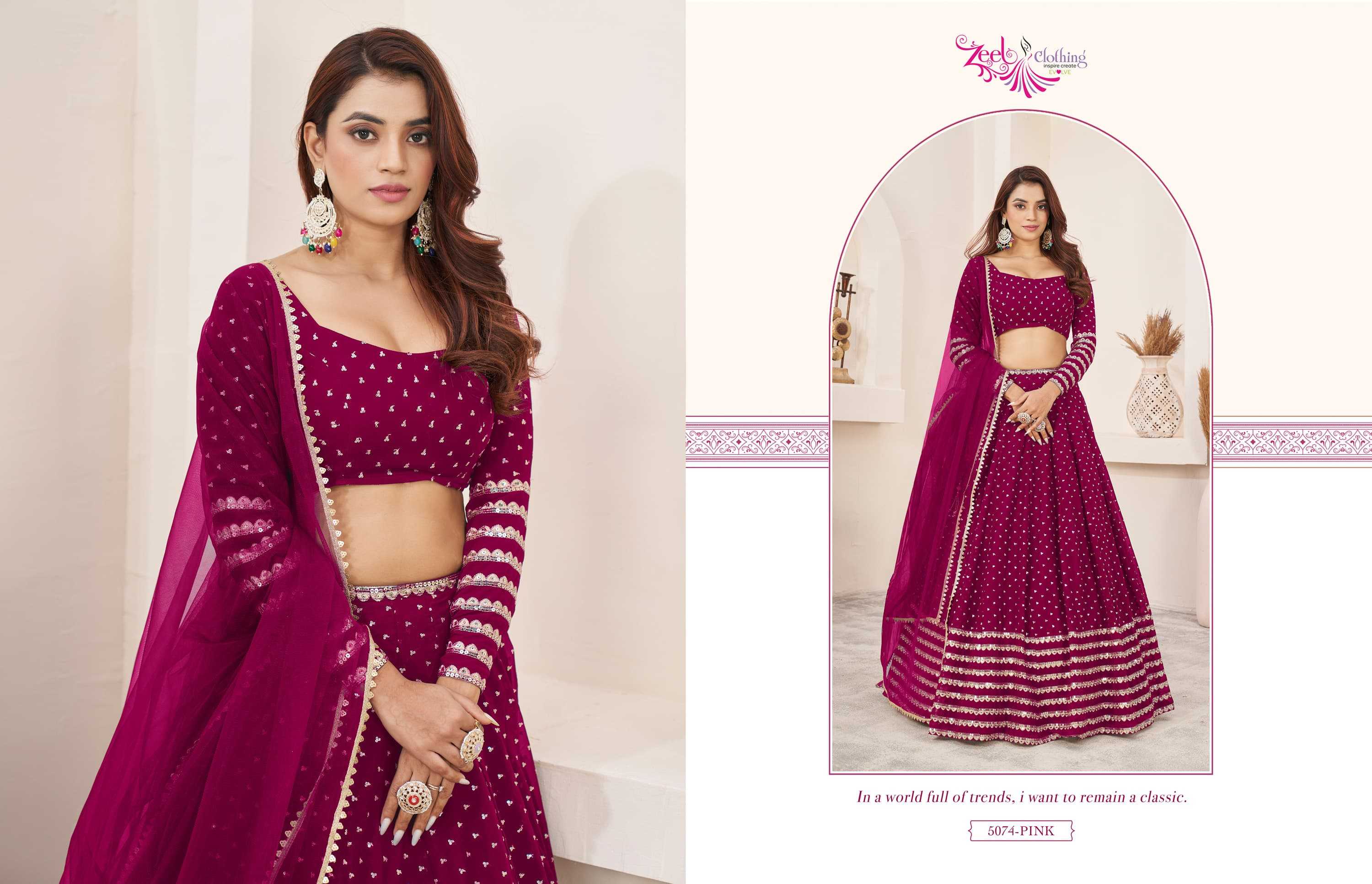 Ynf Georgette KESH530 Zeel ANCHAL VOL-3 Lehengas Wholesale Fancy Lehenga Embroidered Lehenga Gota Patti Lehenga Manufacturer- Kapda Export