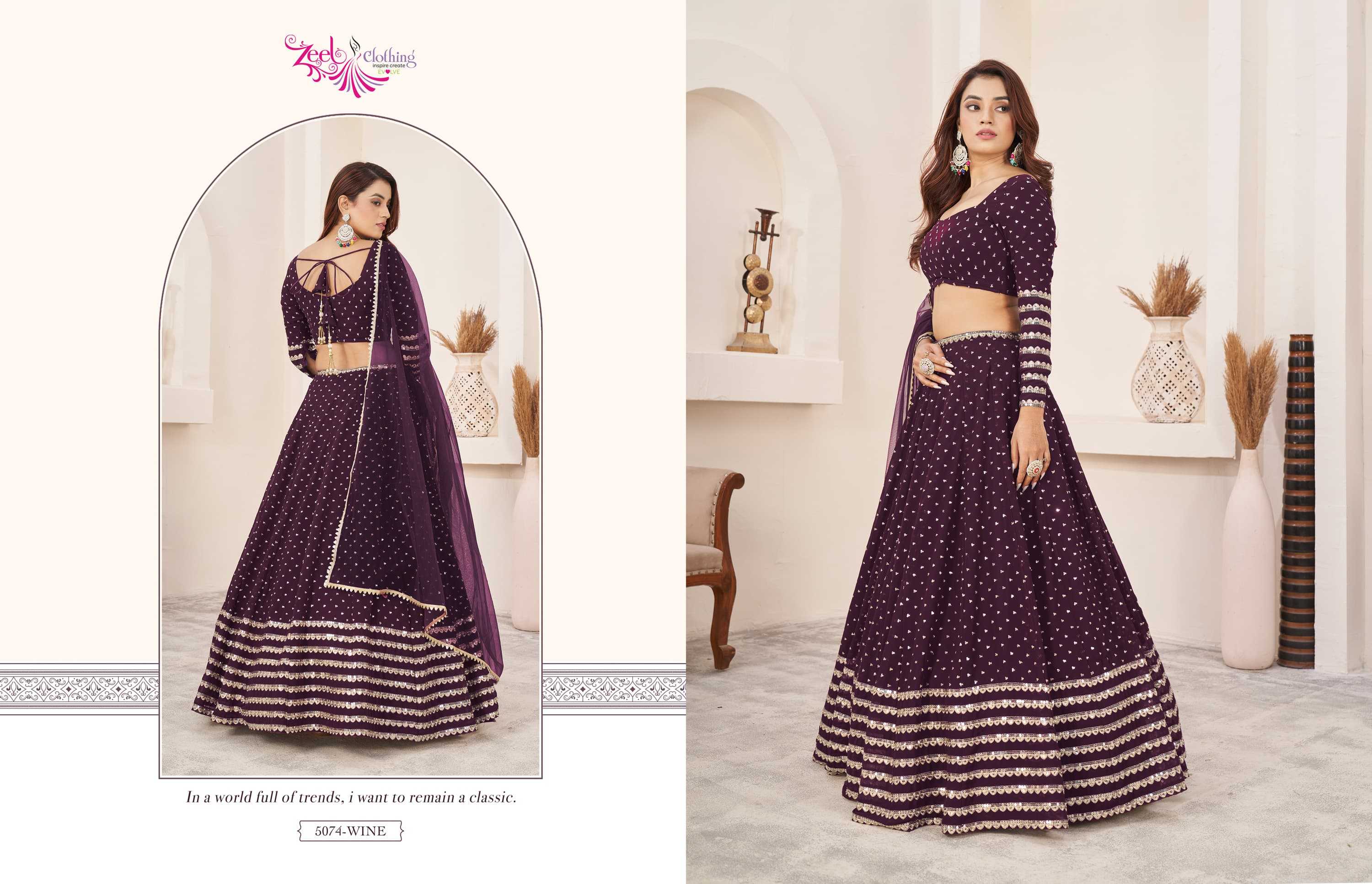 Ynf Georgette KESH530 Zeel ANCHAL VOL-3 Lehengas Wholesale Fancy Lehenga Embroidered Lehenga Gota Patti Lehenga Manufacturer- Kapda Export