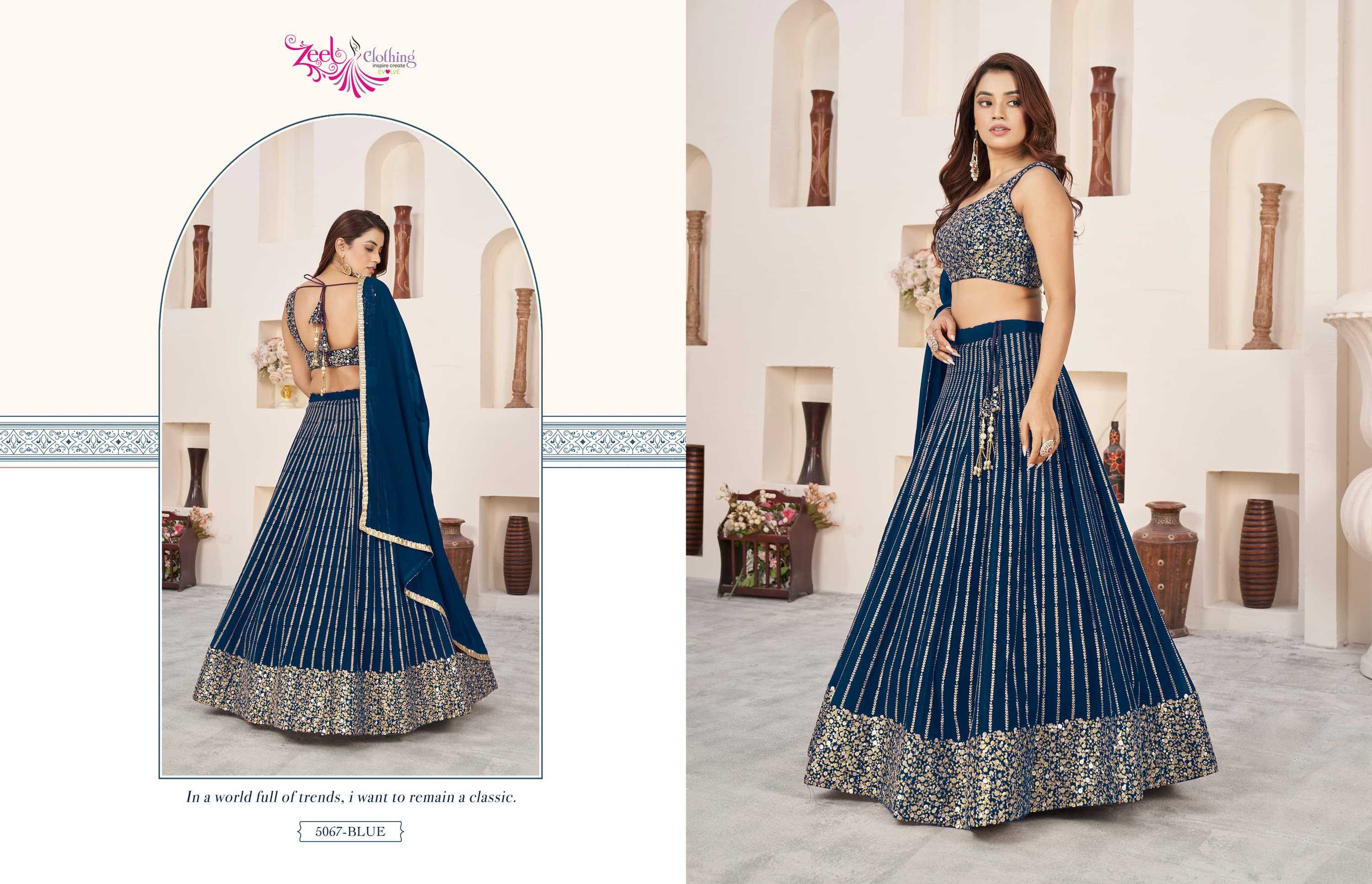 Ynf Georgette KESH530 Zeel ANCHAL VOL-3 Lehengas Wholesale Fancy Lehenga Embroidered Lehenga Gota Patti Lehenga Manufacturer- Kapda Export