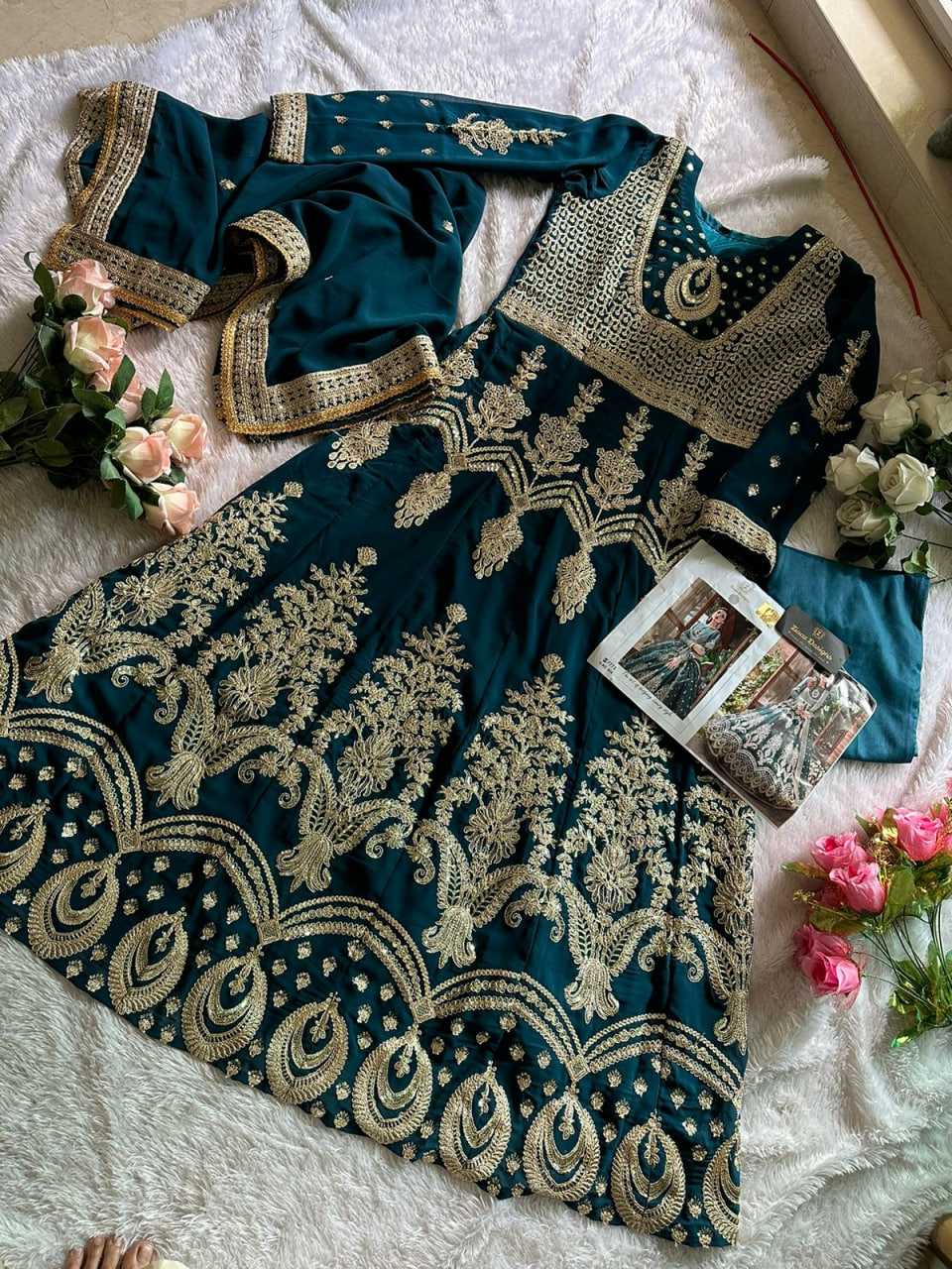 Ynf Georgette KESH530 Ziaaz 424 Suits & Dresses Islamic Clothing Festive Collections Wholesale Semi Stitched Suits Designer Suits Gown Dresses Manufacturer- Kapda Export