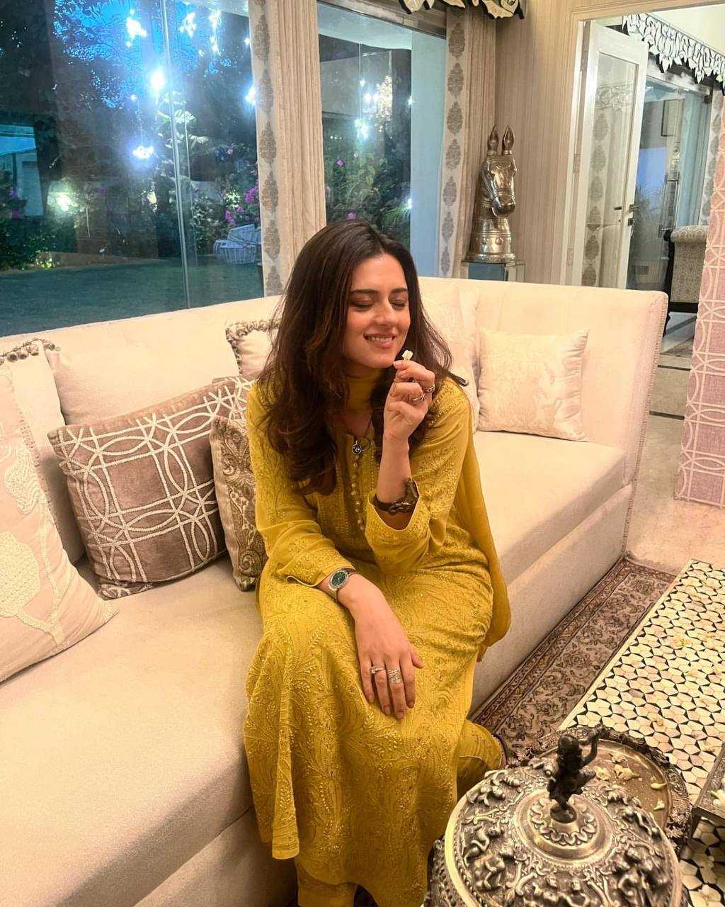 Ynf Georgette RIN110 391 Suits & Dresses Wholesale Embroidery Suits Georgette Suit Yellow Salwar Suit Manufacturer- Kapda Export