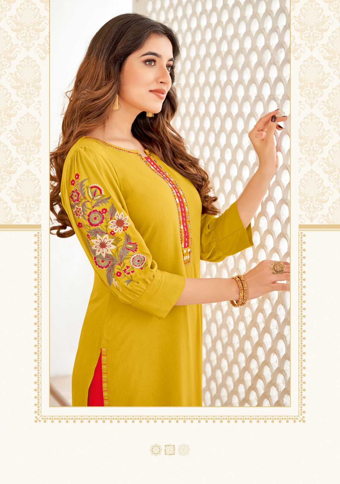 Ynf Heavy Rayon RIN190 MITTOO Kaamiya Setwise Collections Wholesale Kurtis Catalogs Manufacturer- Kapda Export