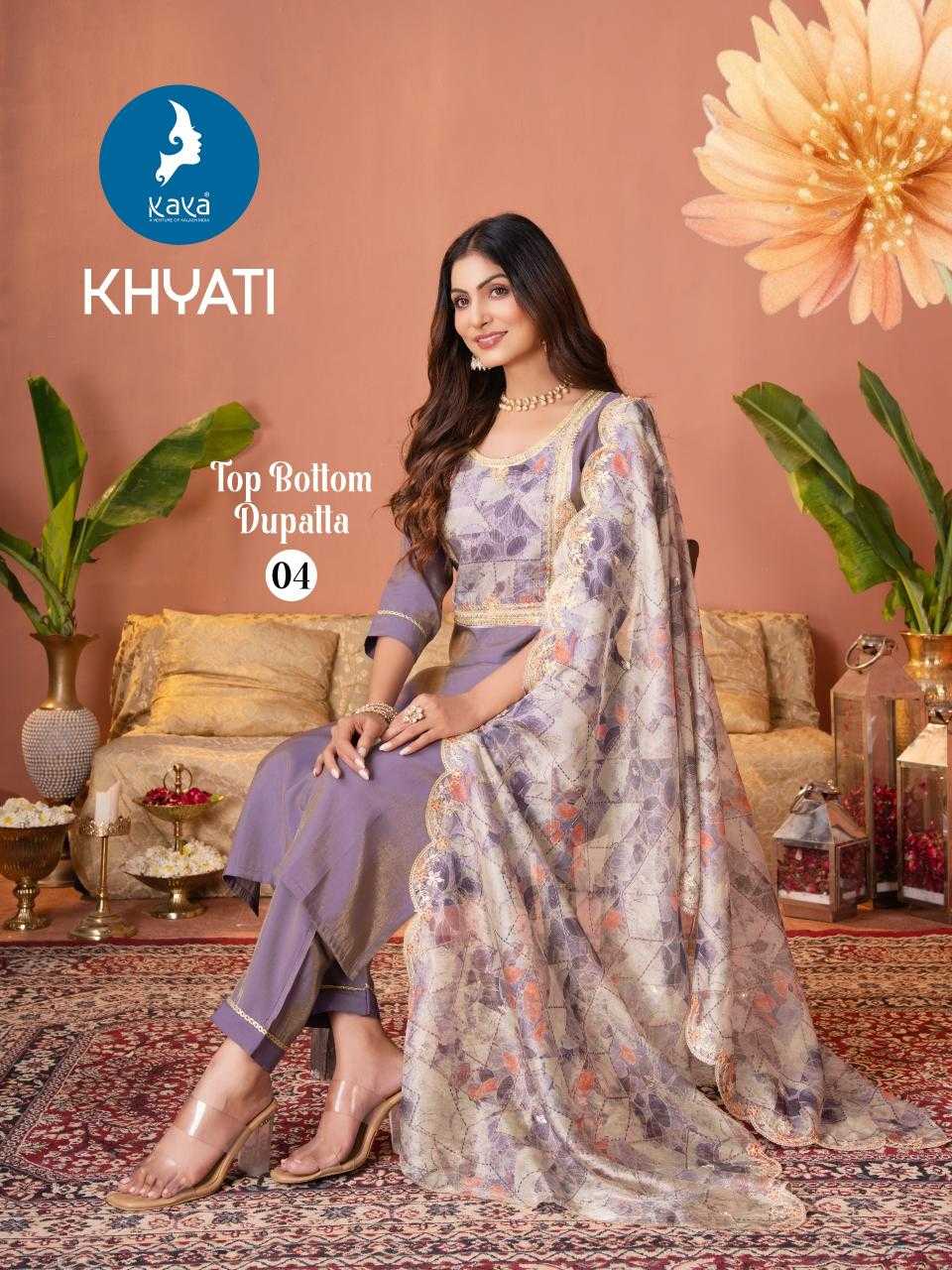 Ynf Heavy Roman Silk RIN190 KAYA KURTI KHYATI Setwise Collections Wholesale Kurtis Catalogs Manufacturer- Kapda Export