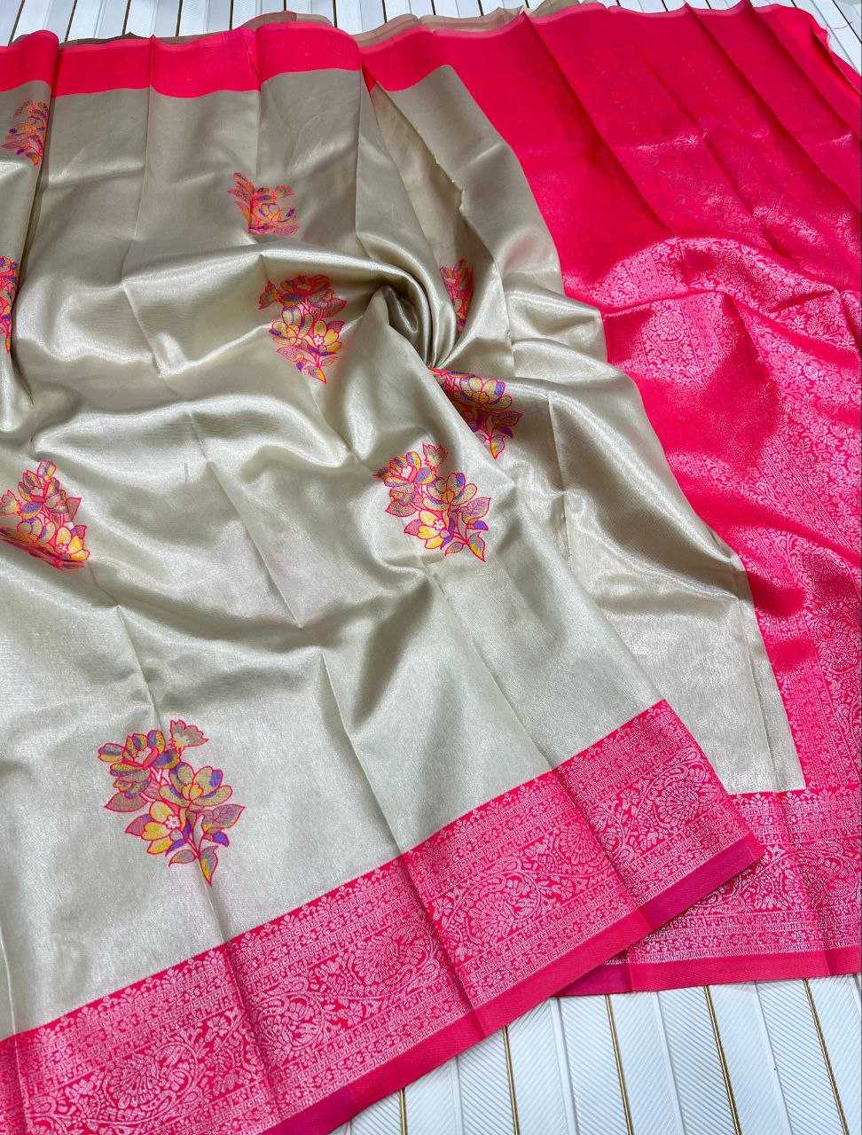 Ynf Jacquard RIN225 995 Silk Sarees Wholesale Pattu Sarees Zari Border Silk Sarees Embroidered Silk Sarees Manufacturer- Kapda Export