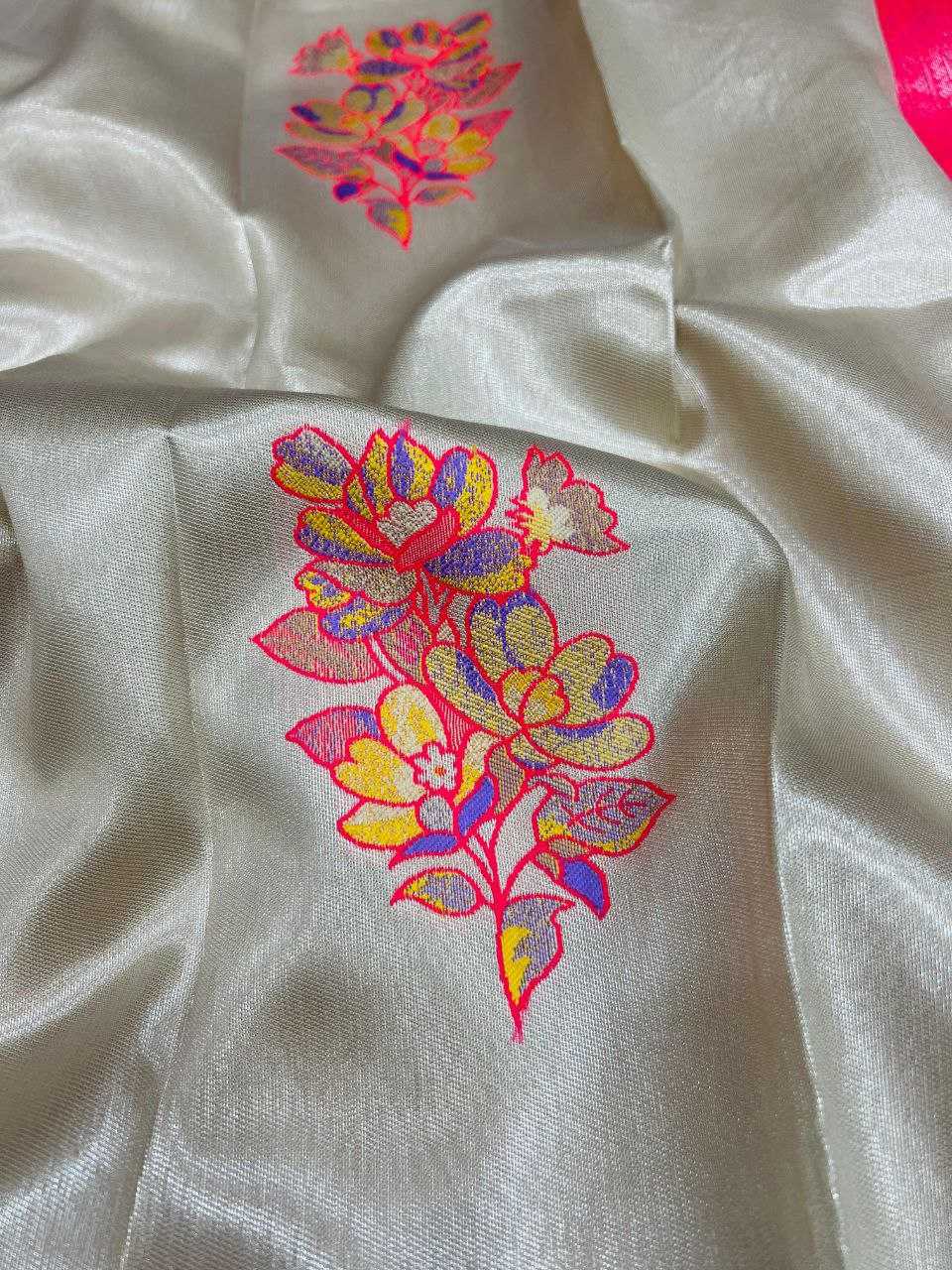 Ynf Jacquard RIN225 995 Silk Sarees Wholesale Pattu Sarees Zari Border Silk Sarees Embroidered Silk Sarees Manufacturer- Kapda Export