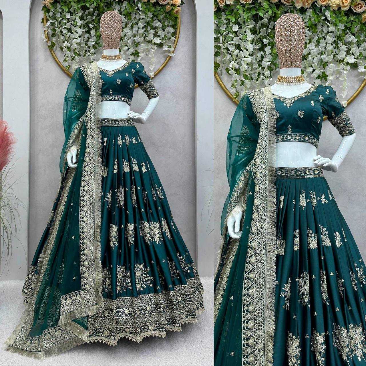 Ynf Japan Sartin RIN162 219 Lehengas Wholesale Bridal Lehenga Wedding Lehenga Satin Lehenga Manufacturer- Kapda Export