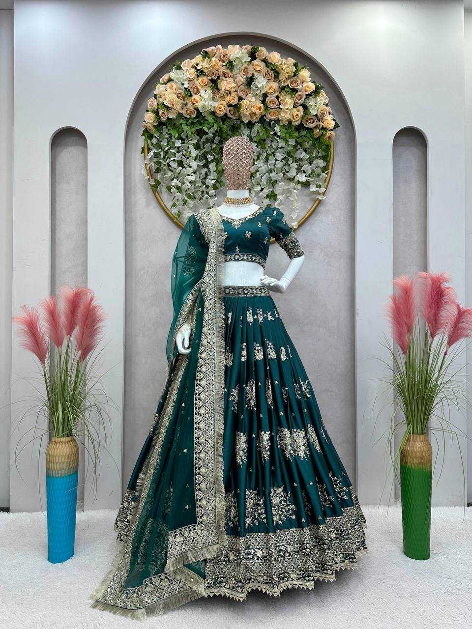 Ynf Japan Sartin RIN162 219 Lehengas Wholesale Bridal Lehenga Wedding Lehenga Satin Lehenga Manufacturer- Kapda Export