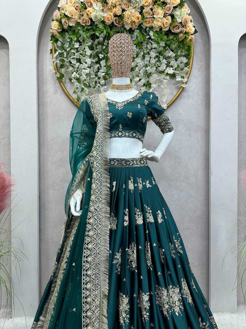 Ynf Japan Sartin RIN162 219 Lehengas Wholesale Bridal Lehenga Wedding Lehenga Satin Lehenga Manufacturer- Kapda Export