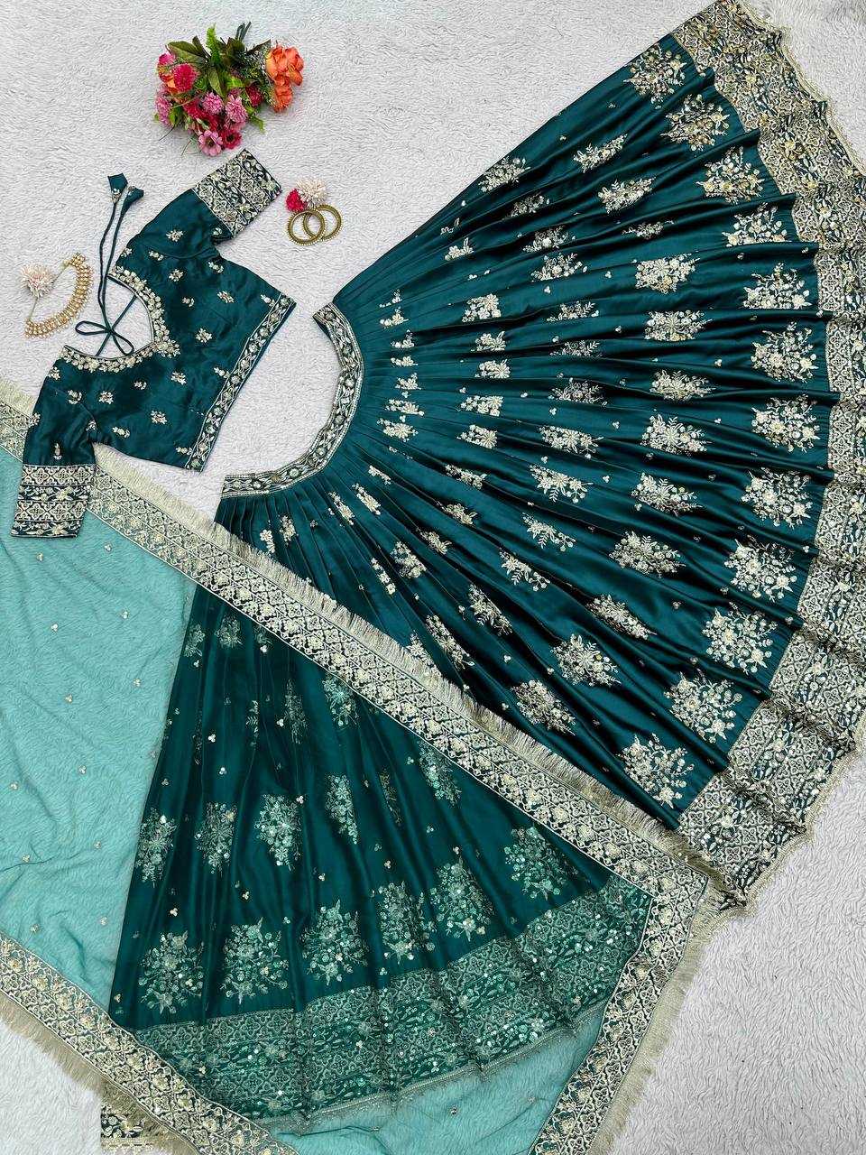 Ynf Japan Sartin RIN162 219 Lehengas Wholesale Bridal Lehenga Wedding Lehenga Satin Lehenga Manufacturer- Kapda Export