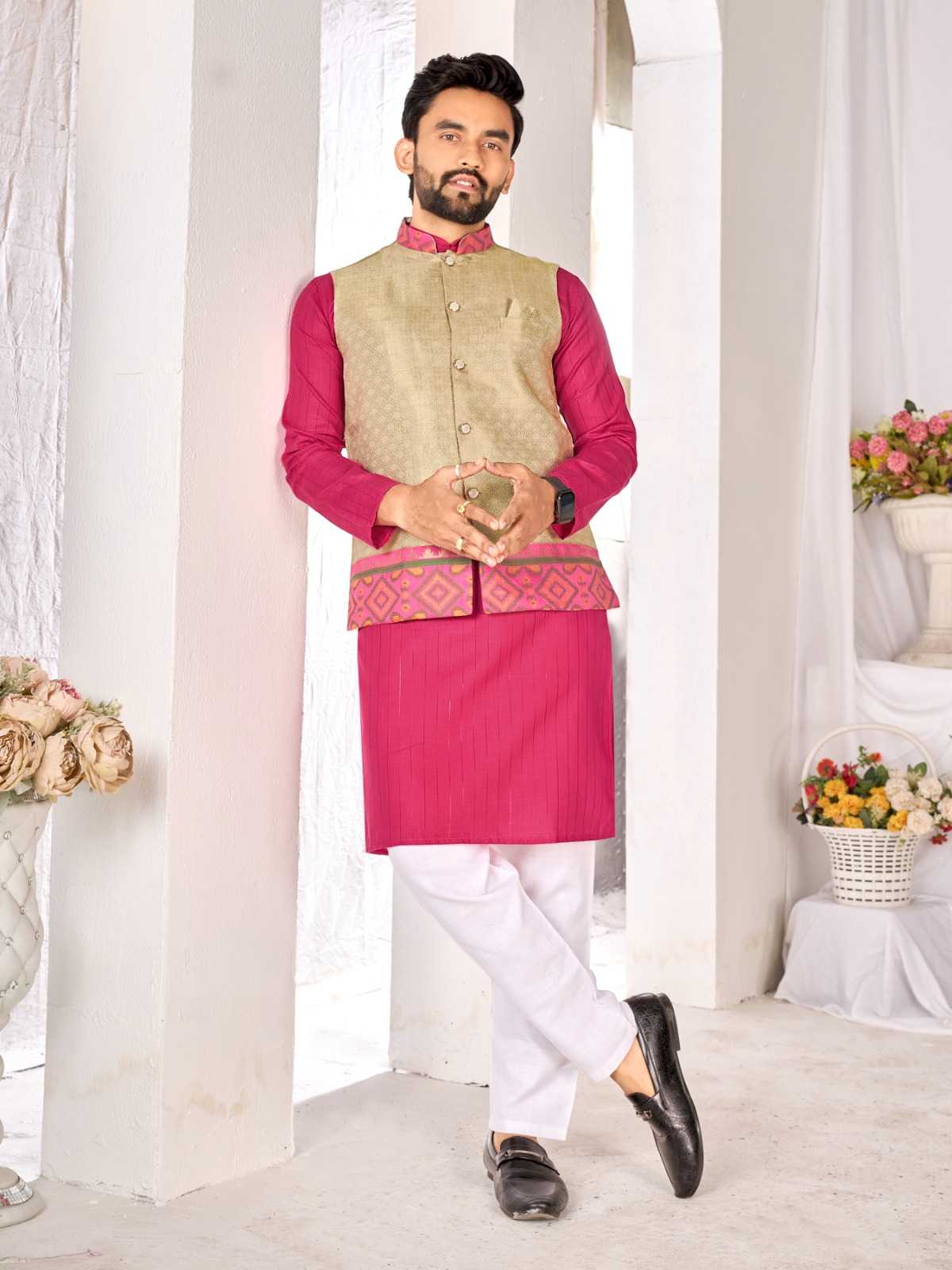 Ynf Jequard Silk KESH530 HW Couple Couple Wear Plus Size Collections Wholesale Couple Matching Ethnic Outfits Festive Matching Couple Dresses Party Wear Couple Ethnic Collection Manufacturer- Kapda Export