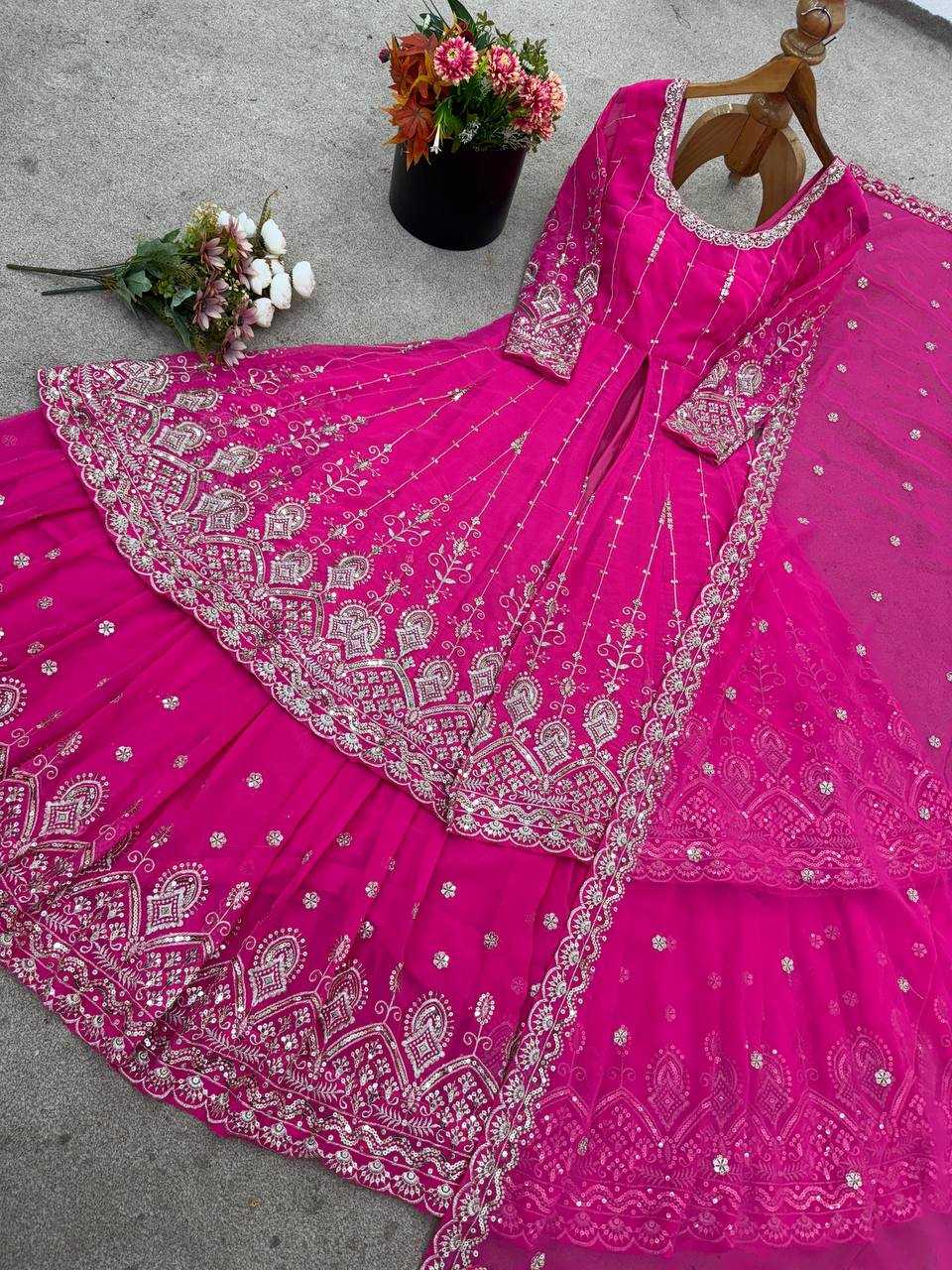 Ynf Kanjivaram Silk KESH499 1691 Lehengas Wholesale Fancy Lehenga Embroidered Lehenga Zari Work Lehenga Lehenga For Engagement Jacket Style Lehenga Manufacturer- Kapda Export