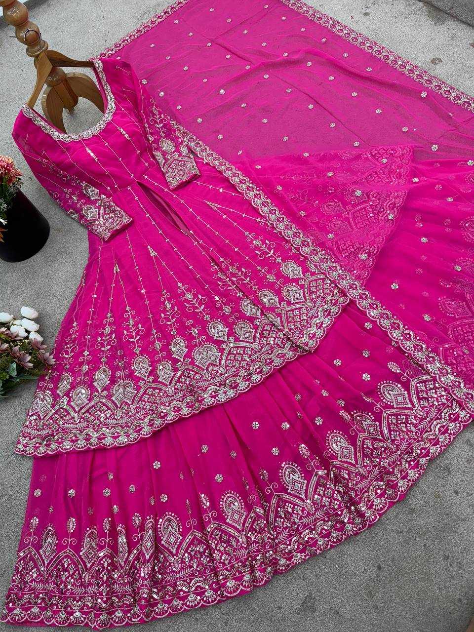 Ynf Kanjivaram Silk KESH499 1691 Lehengas Wholesale Fancy Lehenga Embroidered Lehenga Zari Work Lehenga Lehenga For Engagement Jacket Style Lehenga Manufacturer- Kapda Export
