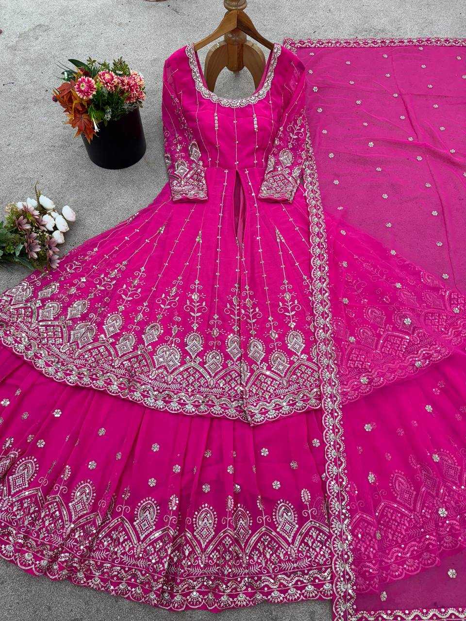Ynf Kanjivaram Silk KESH499 1691 Lehengas Wholesale Fancy Lehenga Embroidered Lehenga Zari Work Lehenga Lehenga For Engagement Jacket Style Lehenga Manufacturer- Kapda Export