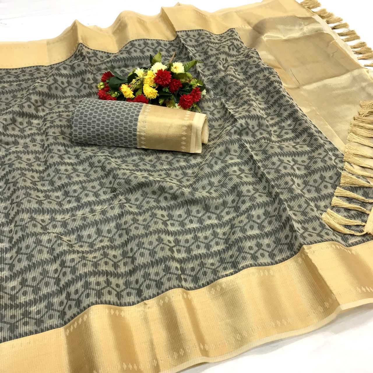 Ynf Kora Silk KESH548 Musline Nx-3 Sarees Wedding Collections Festive Collections Wholesale Silk Sarees Zari Sarees Kora Sarees Manufacturer- Kapda Export
