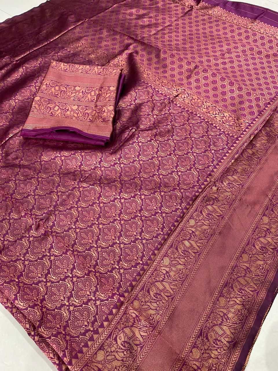 Ynf Lichi Silk KESH577 CM-915 Sarees Bollywood Collections Festive Collections Wholesale Jacquard Saree Silk Sarees Pooja Hedge Manufacturer- Kapda Export