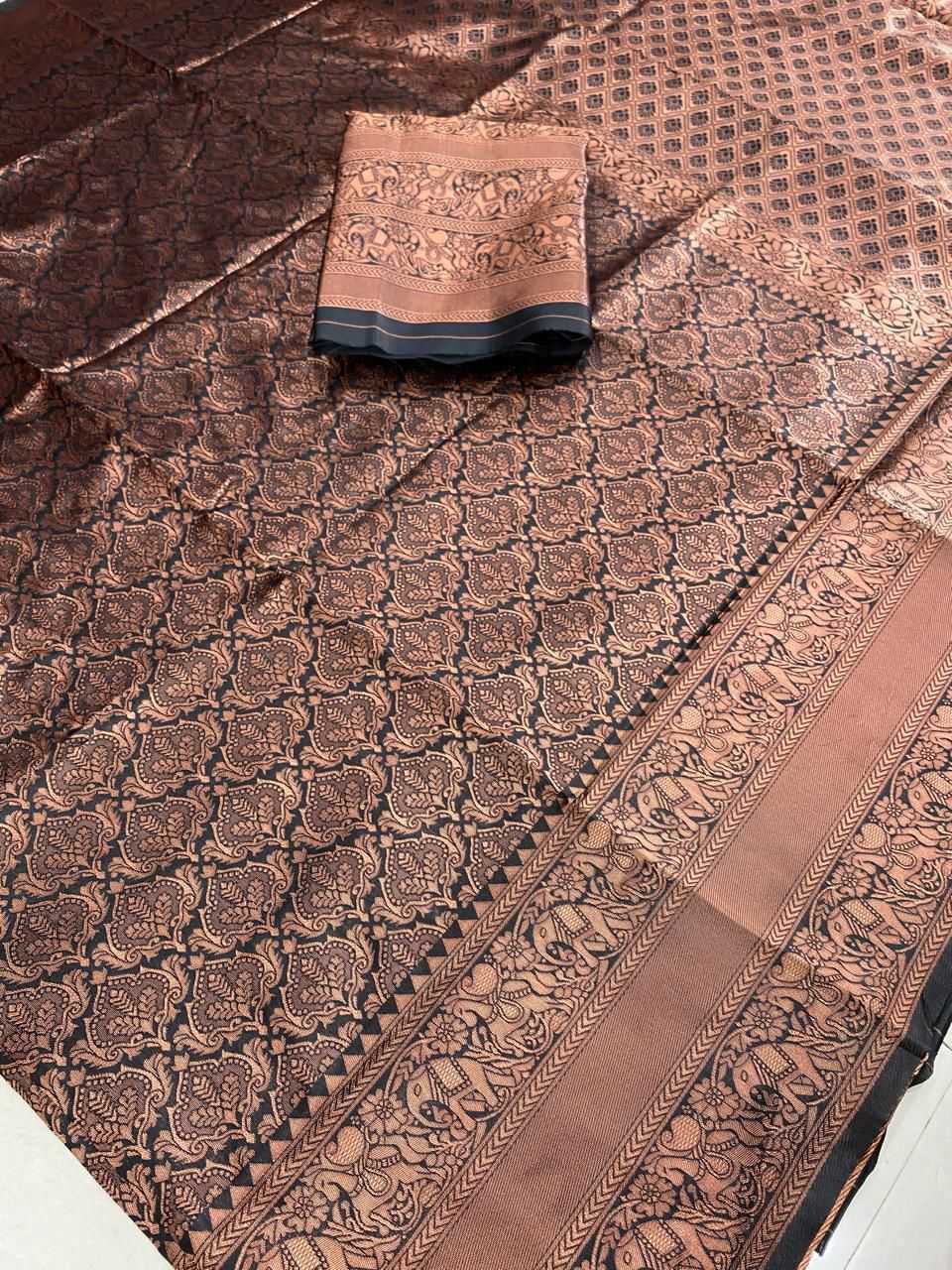 Ynf Lichi Silk KESH577 CM-915 Sarees Bollywood Collections Festive Collections Wholesale Jacquard Saree Silk Sarees Pooja Hedge Manufacturer- Kapda Export