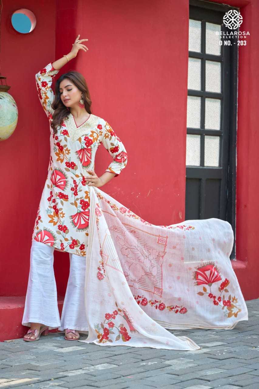 Ynf Linen RIN190 202/203 Setwise Collections Wholesale Dresses & Suits Catalogs Manufacturer- Kapda Export