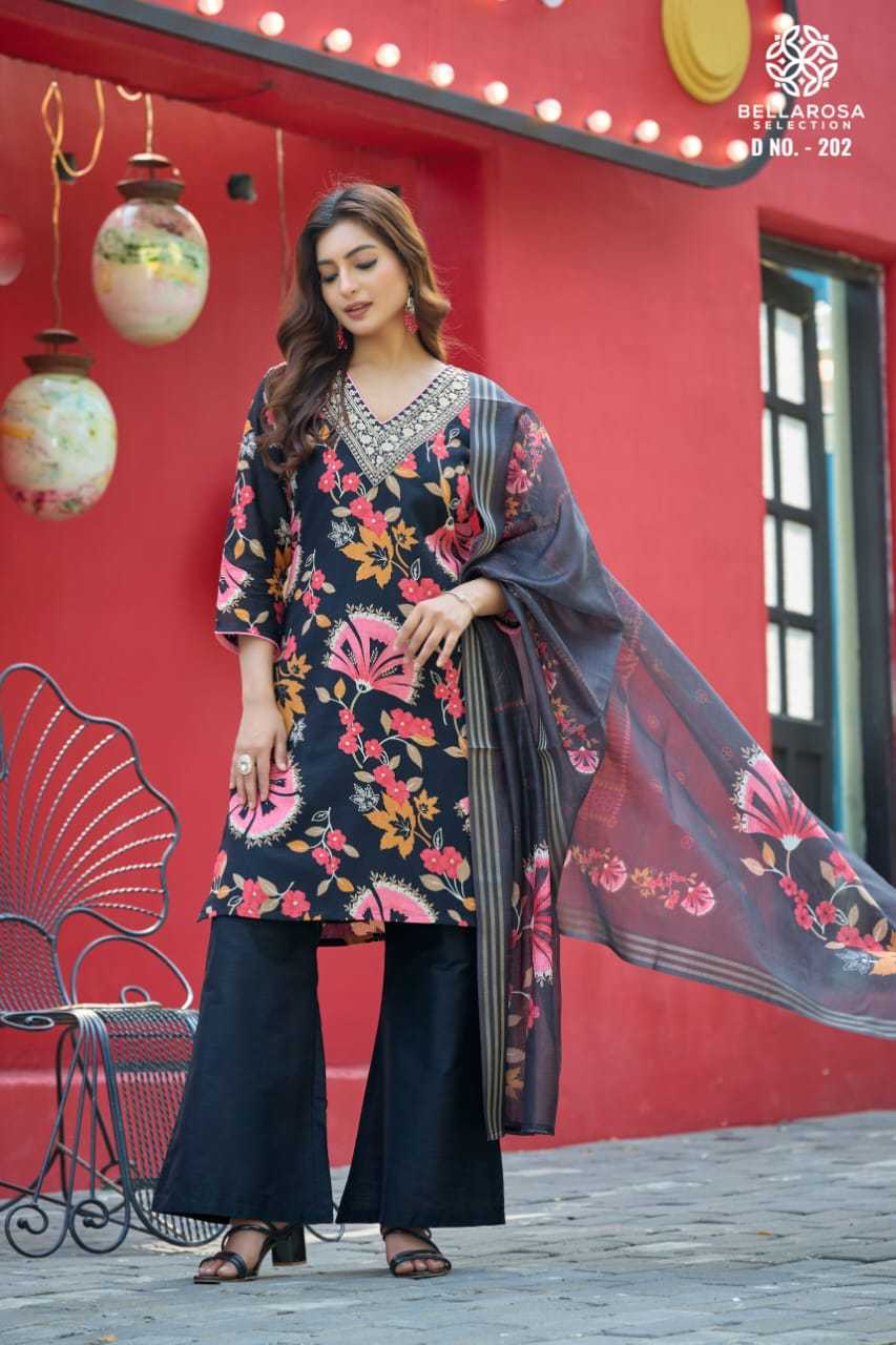 Ynf Linen RIN190 202/203 Setwise Collections Wholesale Dresses & Suits Catalogs Manufacturer- Kapda Export