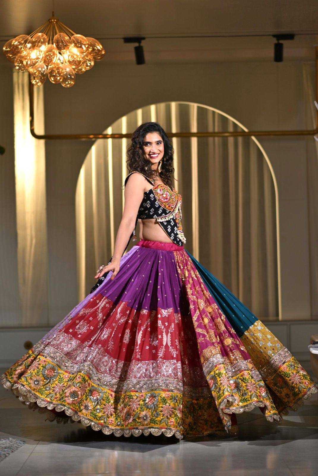 Ynf Muslin Cotton KESH492 151 Lehengas Festive Collections Wholesale Mirror Work Lehenga Heavy Lehenga Navratri Chaniya Choli Manufacturer- Kapda Export