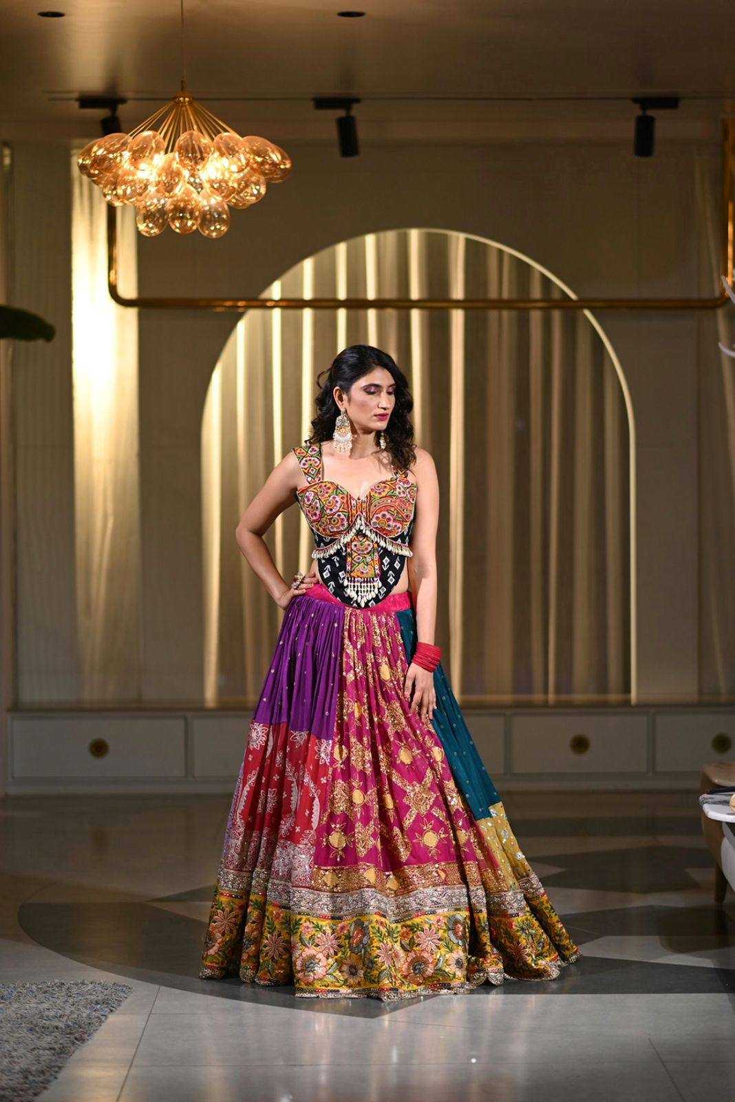 Ynf Muslin Cotton KESH492 151 Lehengas Festive Collections Wholesale Mirror Work Lehenga Heavy Lehenga Navratri Chaniya Choli Manufacturer- Kapda Export