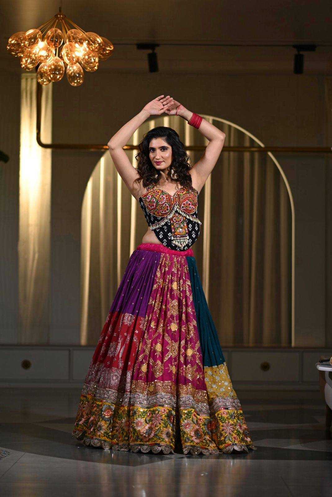 Ynf Muslin Cotton KESH492 151 Lehengas Festive Collections Wholesale Mirror Work Lehenga Heavy Lehenga Navratri Chaniya Choli Manufacturer- Kapda Export