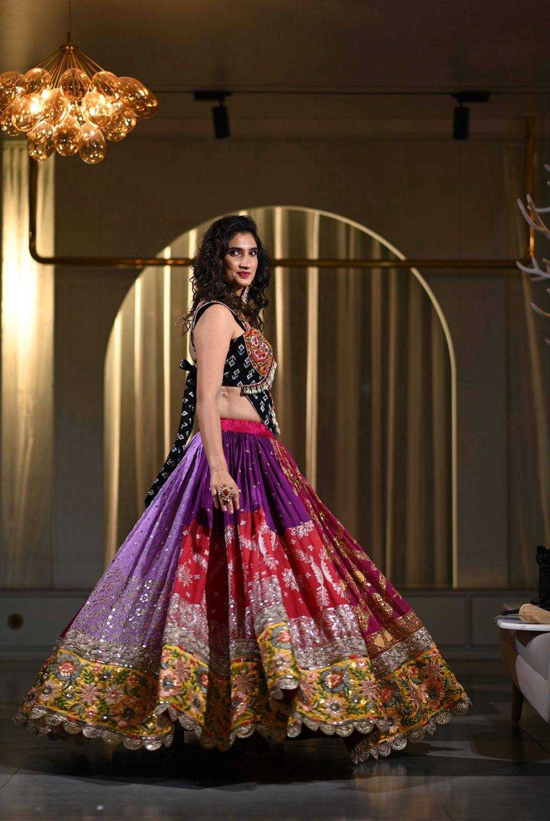 Ynf Muslin Cotton KESH492 151 Lehengas Festive Collections Wholesale Mirror Work Lehenga Heavy Lehenga Navratri Chaniya Choli Manufacturer- Kapda Export