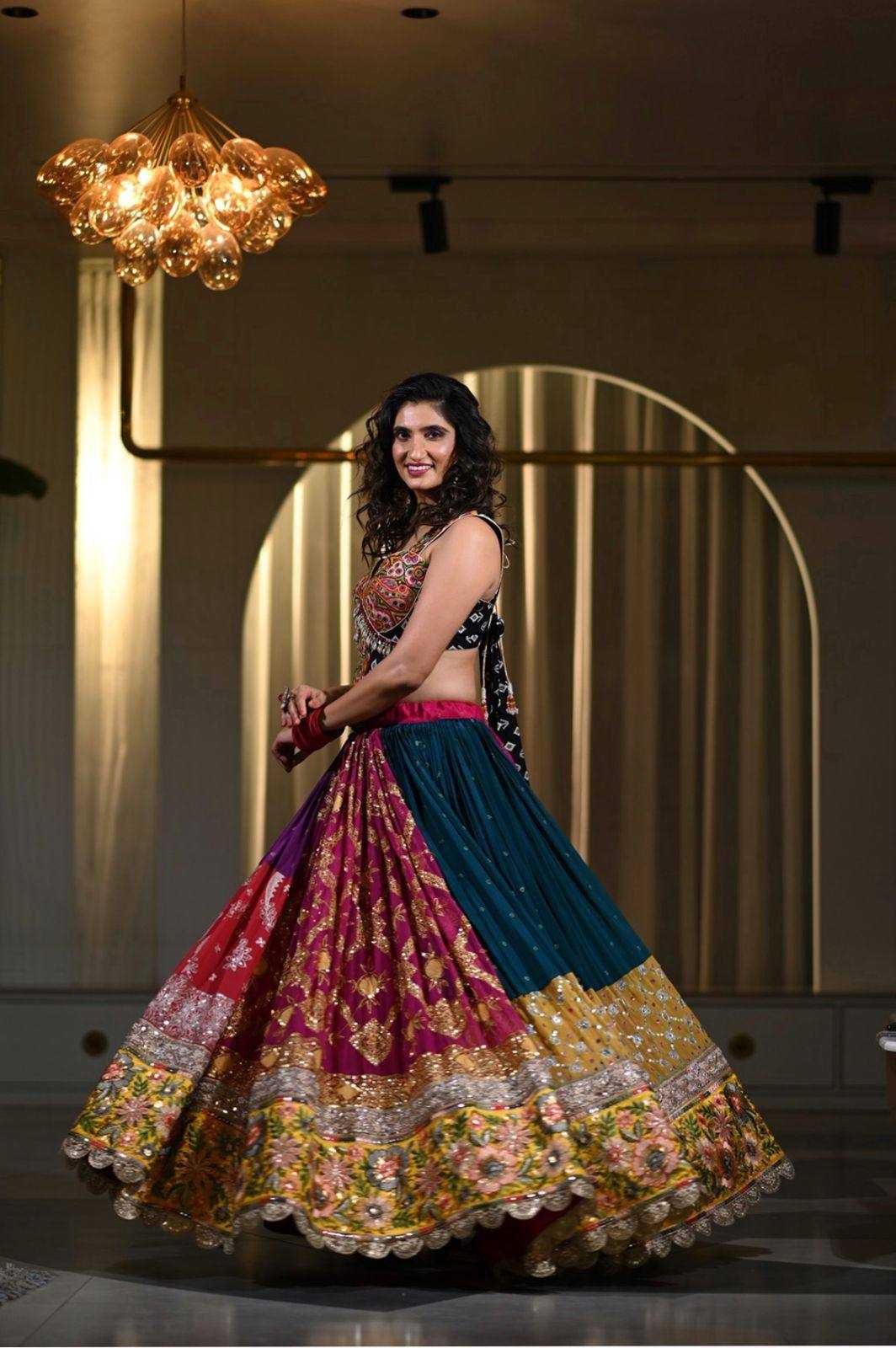 Ynf Muslin Cotton KESH492 151 Lehengas Festive Collections Wholesale Mirror Work Lehenga Heavy Lehenga Navratri Chaniya Choli Manufacturer- Kapda Export