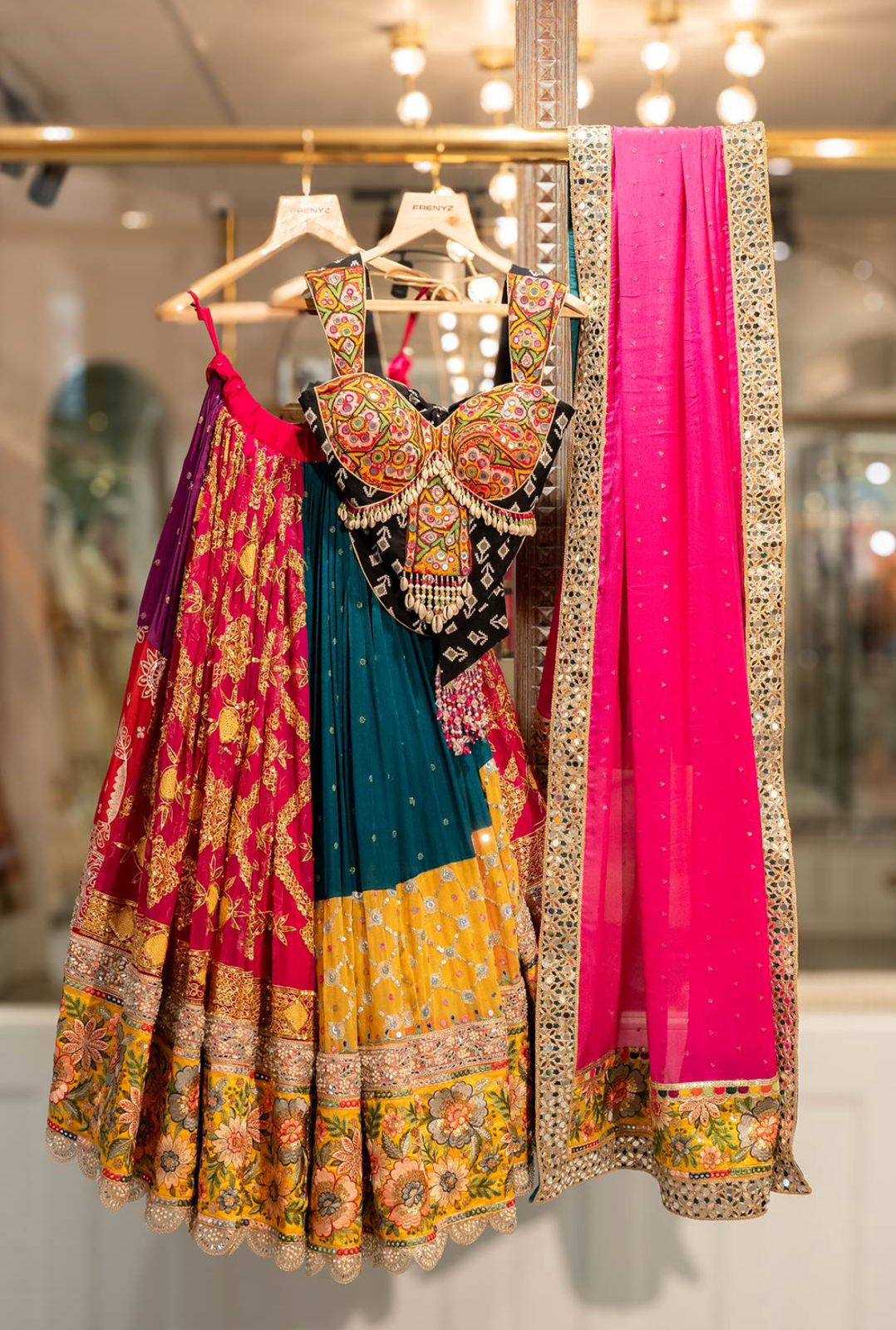 Ynf Muslin Cotton KESH492 151 Lehengas Festive Collections Wholesale Mirror Work Lehenga Heavy Lehenga Navratri Chaniya Choli Manufacturer- Kapda Export