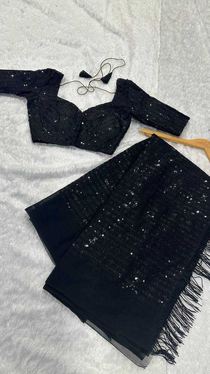 Ynf Net RIN213 L301 Sarees Wholesale Net Sarees Sequins Work Saree Heavy Sarees Manufacturer- Kapda Export