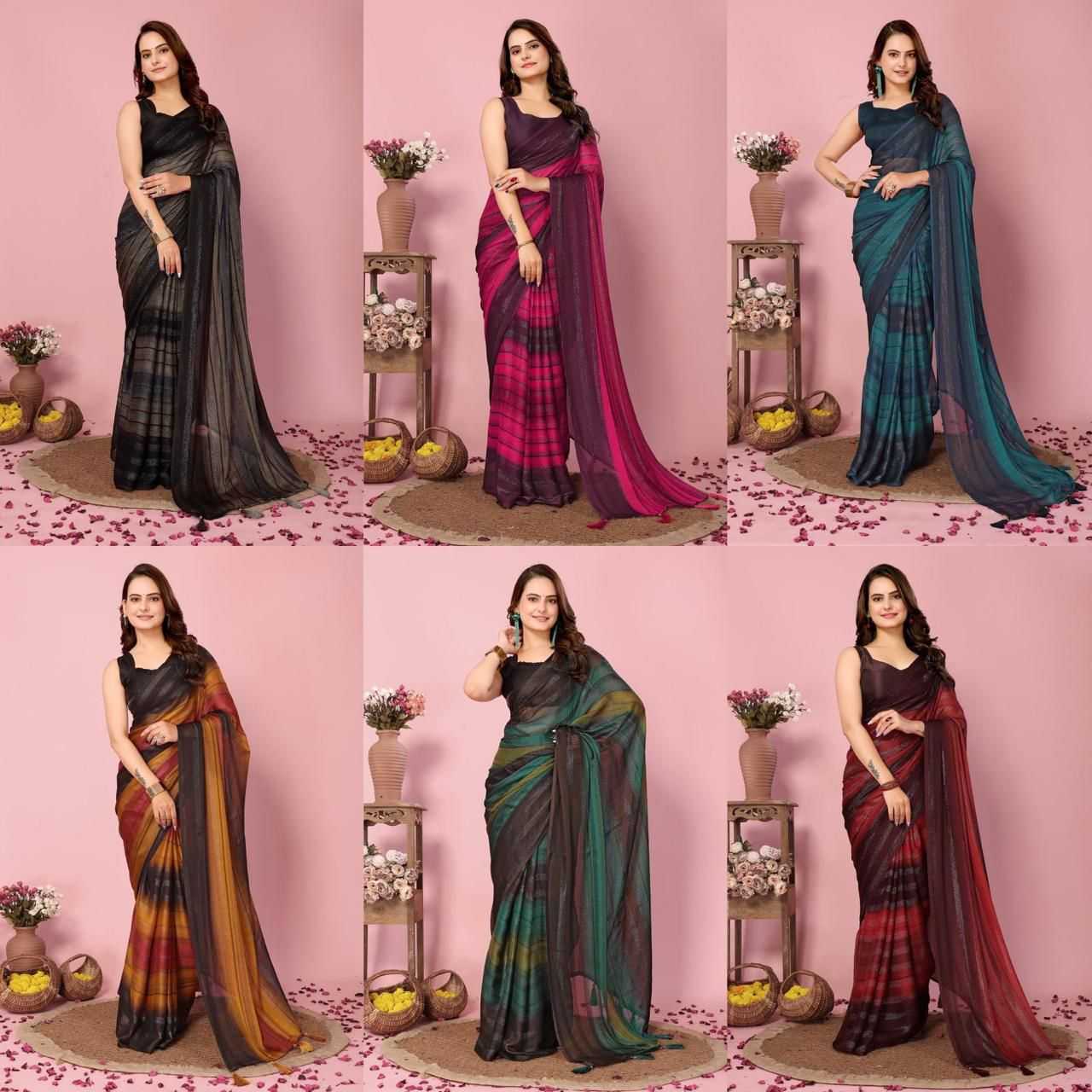 Ynf Nylon KESH577 CM-738 Sarees Festive Collections Wholesale Ready To Wear Sarees Party Wear Sarees Nylon Sarees Manufacturer- Kapda Export