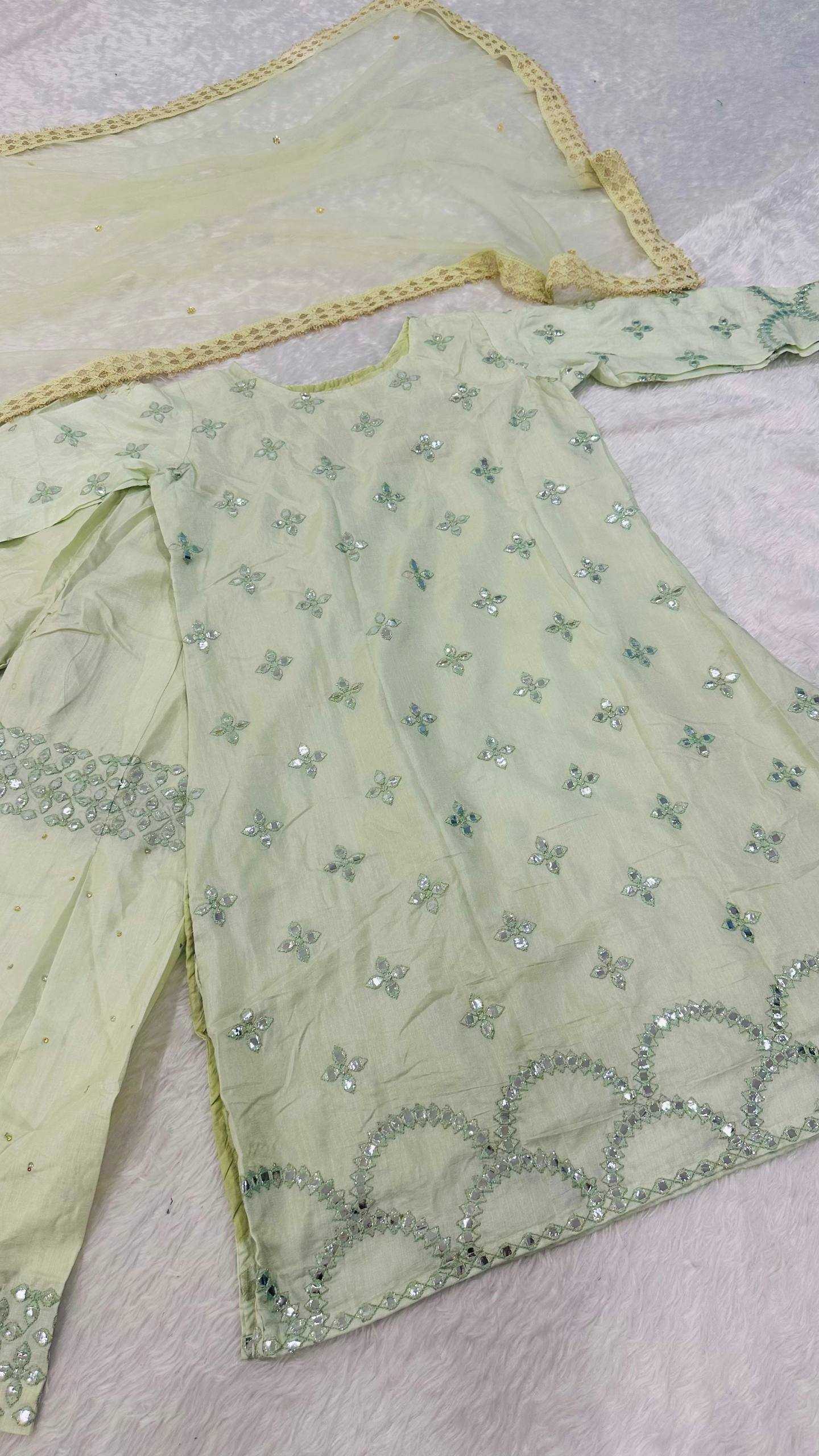 Ynf Nylon RIN213 L348 Suits & Dresses Wholesale Sharara Salwar Suits Embroidery Suits White Salwar Suit Manufacturer- Kapda Export