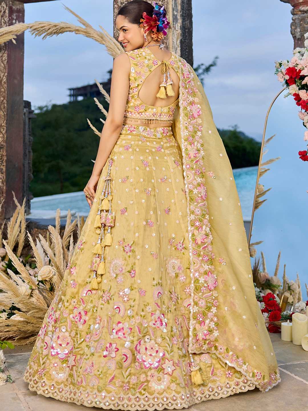Ynf Organza KESH530 ADORN CRAFT 6180 Lehengas Wedding Collections Wholesale Designer Lehenga Wedding Lehenga Bridesmaid Outfits Manufacturer- Kapda Export