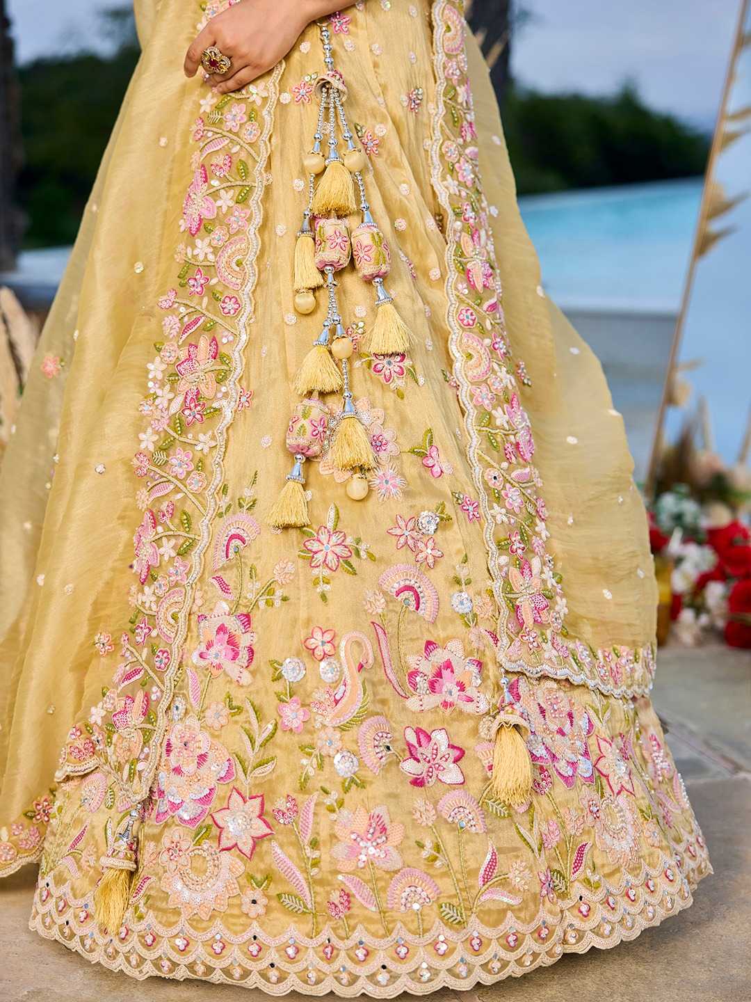 Ynf Organza KESH530 ADORN CRAFT 6180 Lehengas Wedding Collections Wholesale Designer Lehenga Wedding Lehenga Bridesmaid Outfits Manufacturer- Kapda Export
