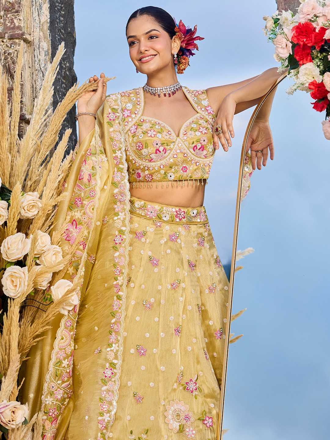 Ynf Organza KESH530 ADORN CRAFT 6180 Lehengas Wedding Collections Wholesale Designer Lehenga Wedding Lehenga Bridesmaid Outfits Manufacturer- Kapda Export