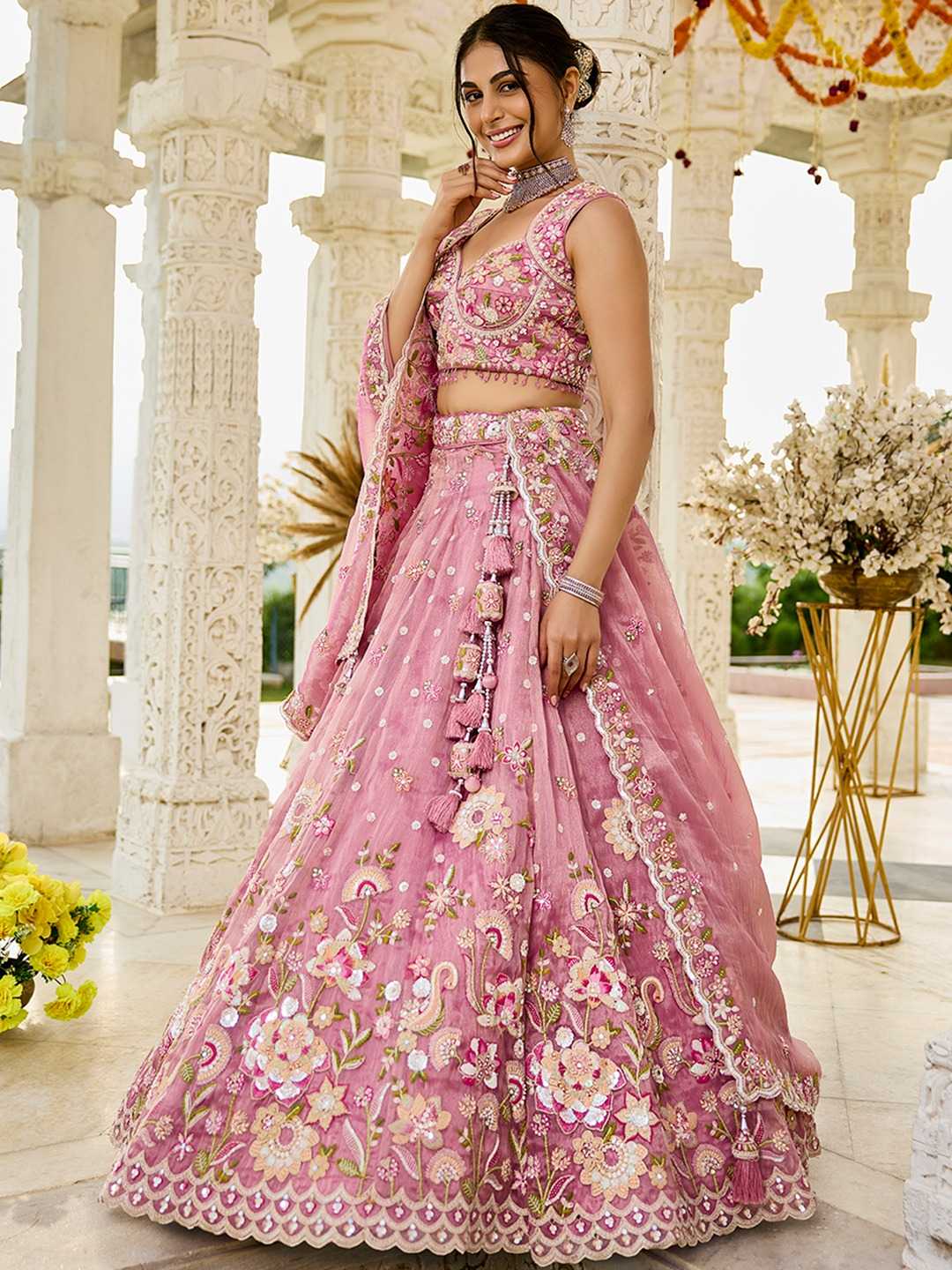 Ynf Organza KESH530 ADORN CRAFT 6180 Lehengas Wedding Collections Wholesale Designer Lehenga Wedding Lehenga Bridesmaid Outfits Manufacturer- Kapda Export