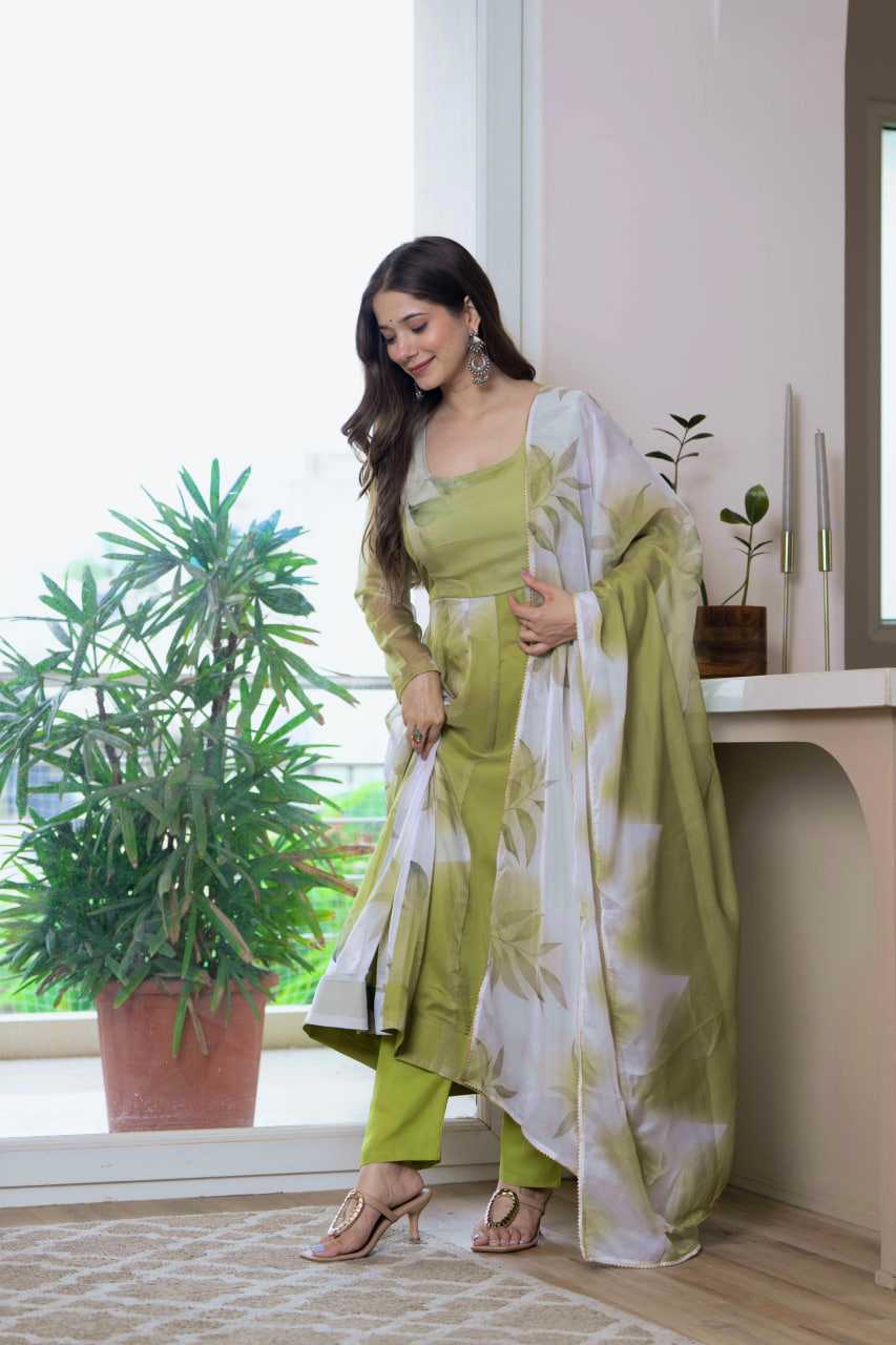 Ynf Organza KESH530 NEW20 Gowns Festive Collections Wholesale Party Wear Gowns Gown With Dupatta Lightweight Gowns Manufacturer- Kapda Export