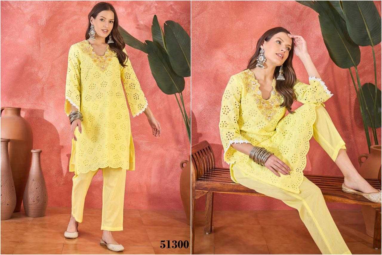 Ynf Pure Cotton KESH113 Sanjana Lifestyle Loom & Luknow Kurti Wholesale Festive Kurtis Embroidered Kurtis Chikankari Kurtis Manufacturer- Kapda Export