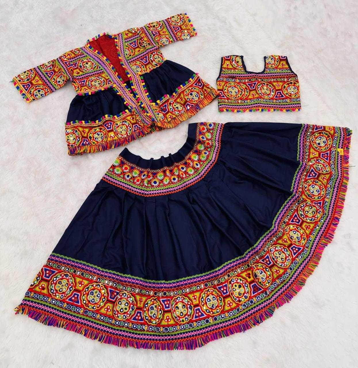 Ynf Pure Cotton KESH503 008 Kids Wear Festive Collections Wholesale Kids Navratri Outfits Navratri Chaniya Choli Navratri Dresses Manufacturer- Kapda Export